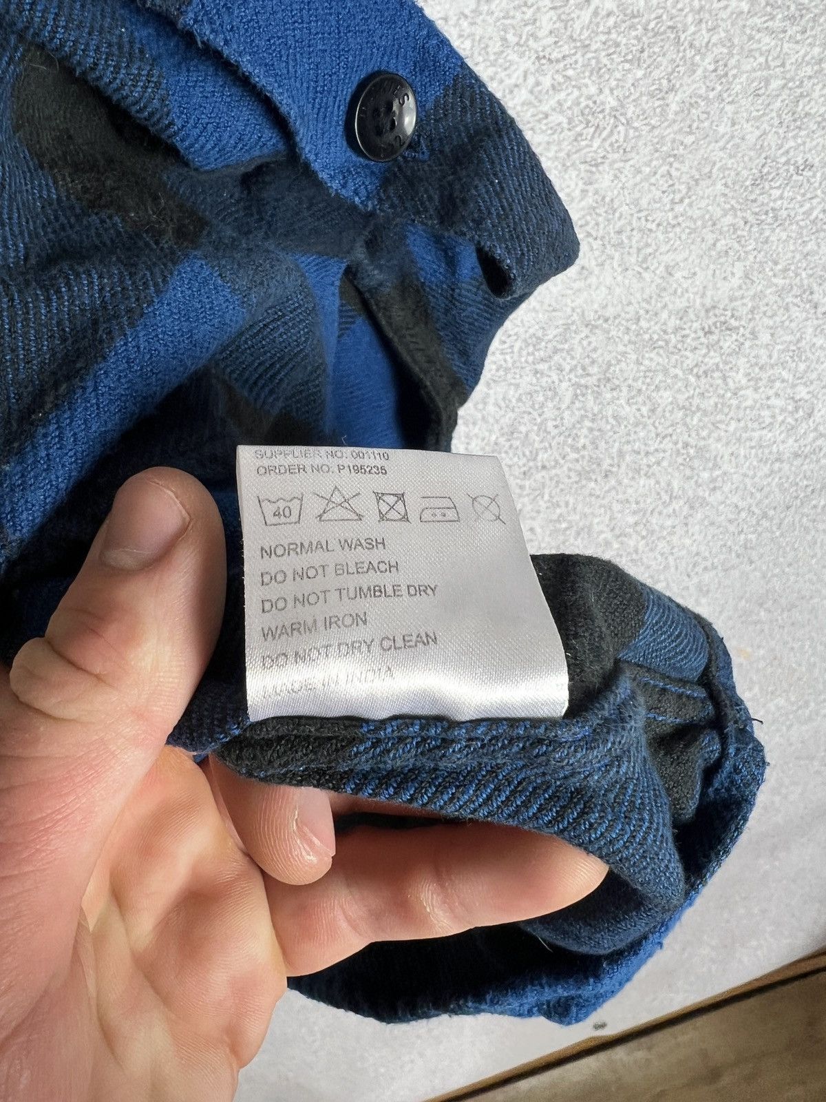 Dickies Flannel Dickies Blue Checked Shirt Size L Large Size US L / EU 52-54 / 3 - 6 Thumbnail