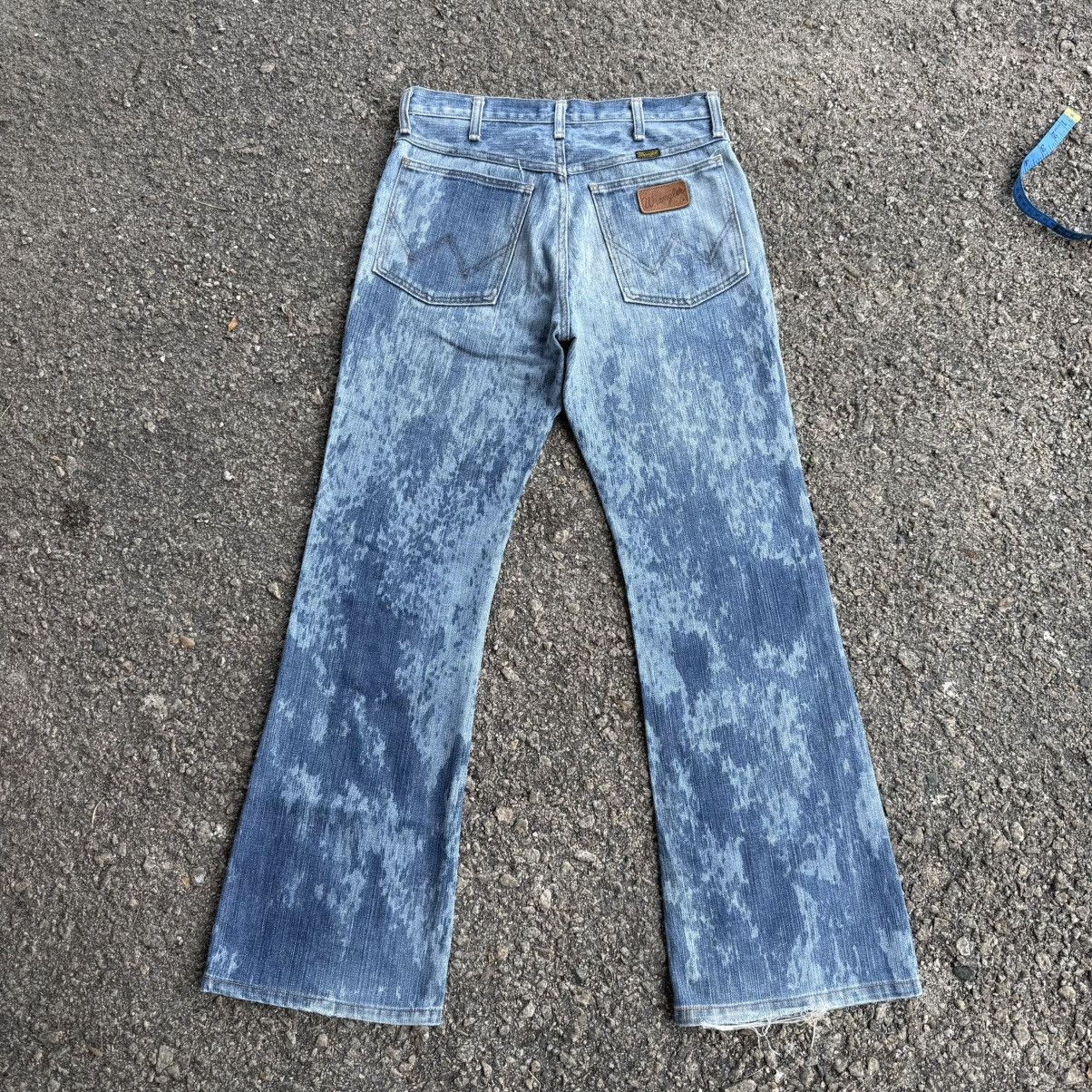 Wrangler Vintage Wrangler Flare Faded Denim Jean Pants Size US 30 / EU 46 - 7 Thumbnail