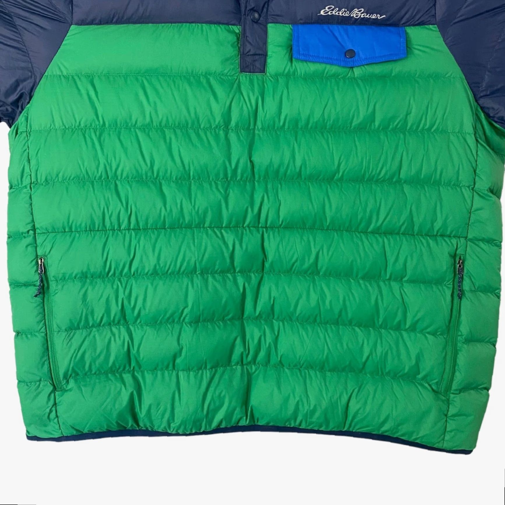 VINTAGE Eddie Bauer Down Puffer Jacket Mens XXL Short Casual