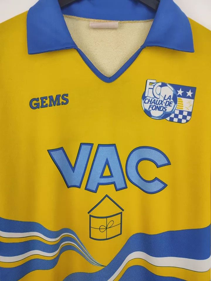 Vintage FC LA CHAUX-DE-FONDS FOOTBALL Kit SHIRT SOCCER JERSEY #3 Size US XL / EU 56 / 4 - 3 Thumbnail