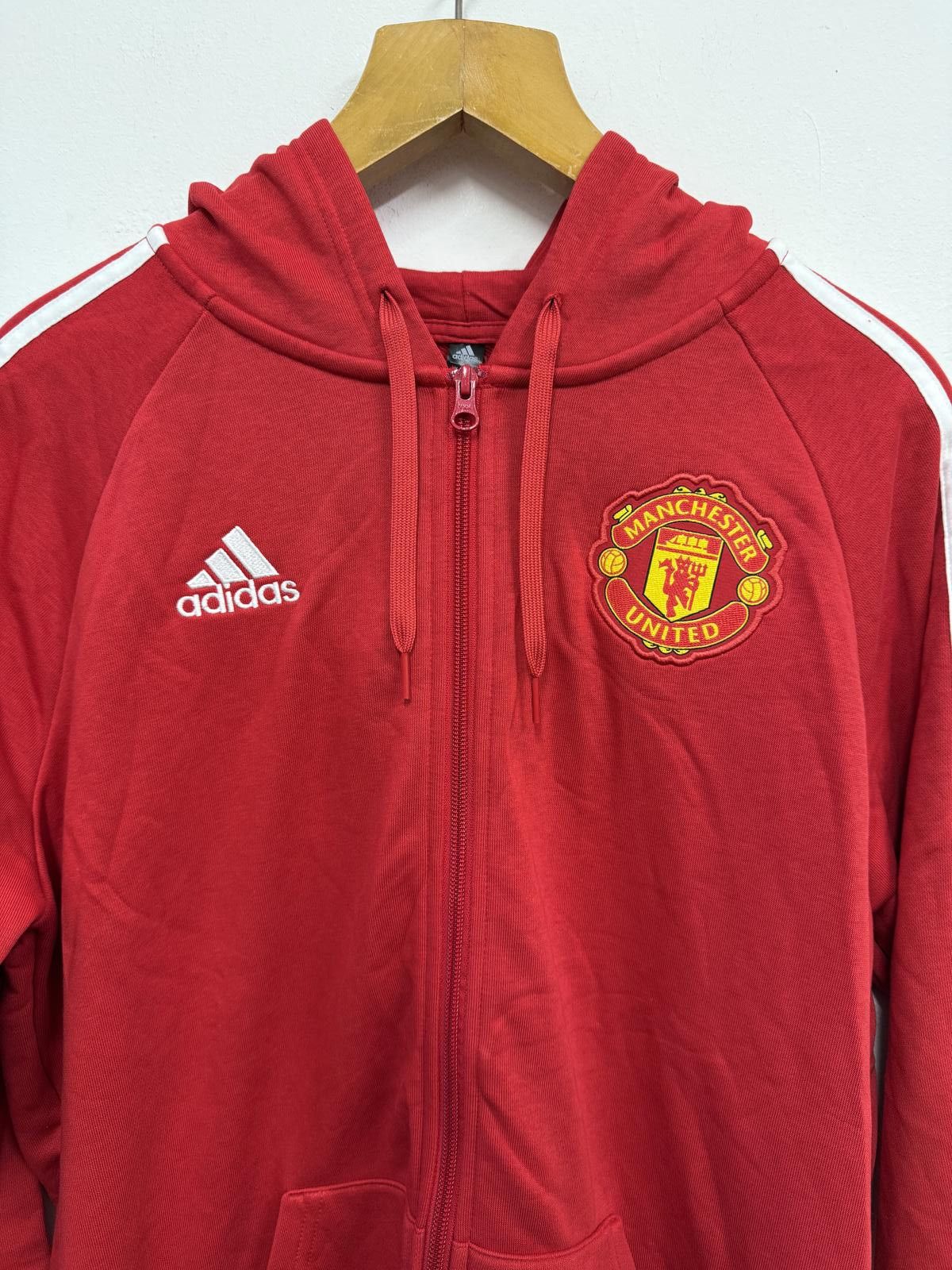 Adidas Adidas Manchester United Red Hoodie Jacket M Size US M / EU 48-50 / 2 - 3 Thumbnail