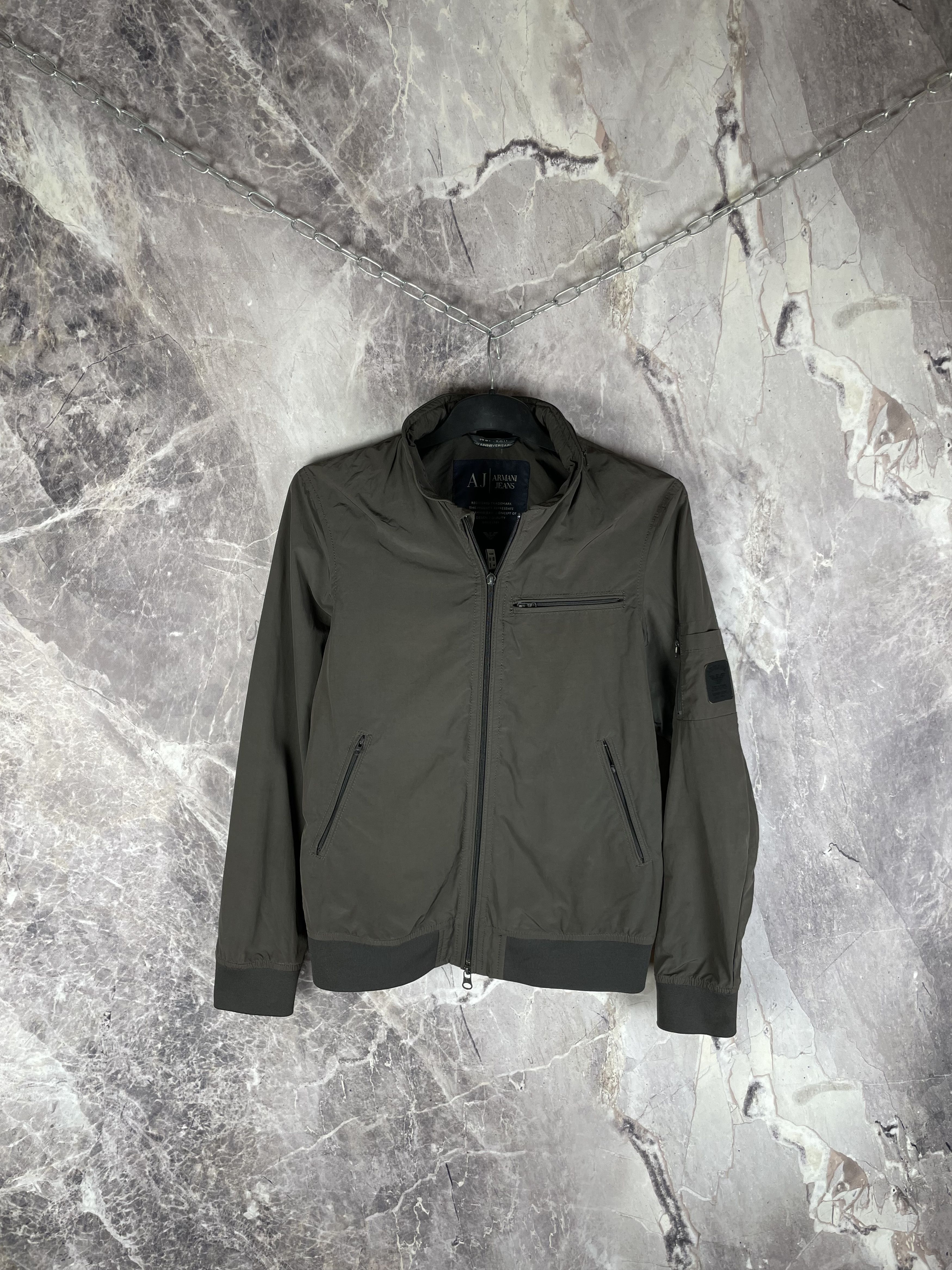 Armani Vintage ARMANI Jacket Bomber Size US S / EU 44-46 / 1 - 1 Thumbnail