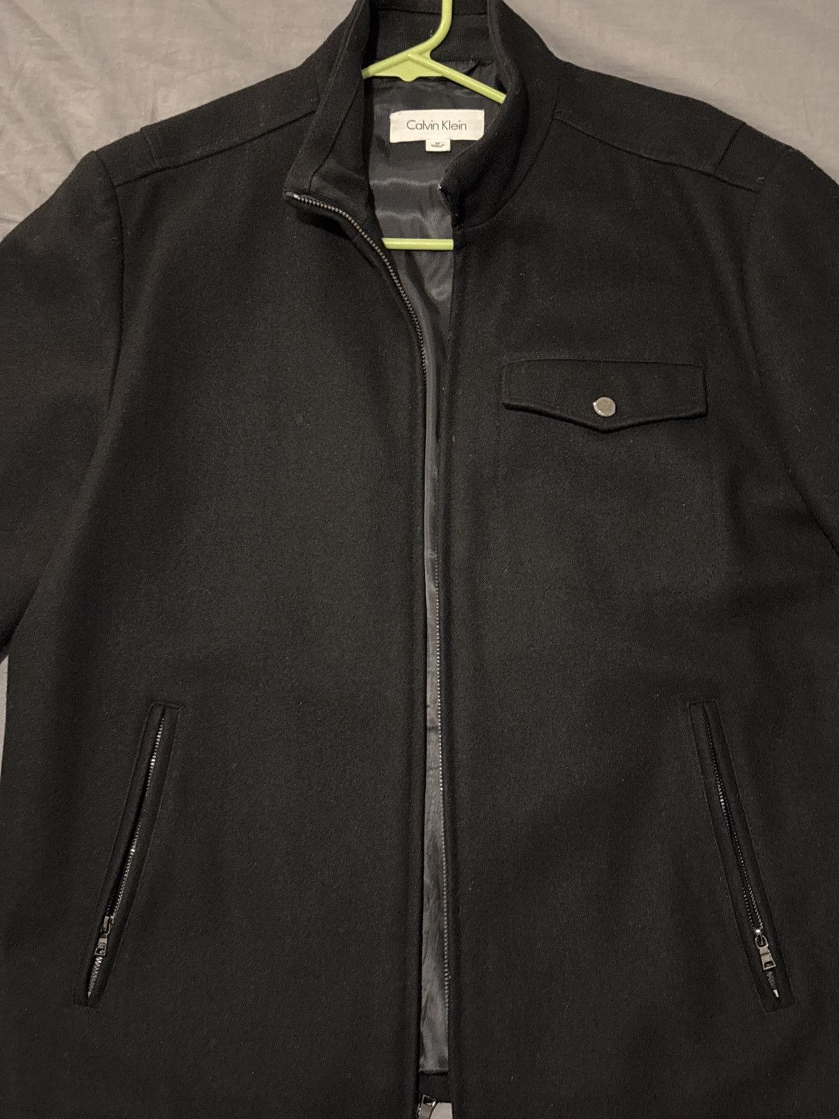 Calvin Klein Calvin Klein Wool Winter Jacket Size US M / EU 48-50 / 2 - 2 Thumbnail