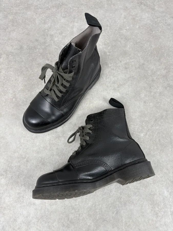 Vintage AW2016 Marni Dr. Martens Black Leather Combat Boots Size US 9 / EU 42 - 6 Thumbnail