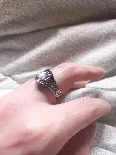 American Edition Imitation Moonstone Ring Size ONE SIZE - 4 Thumbnail