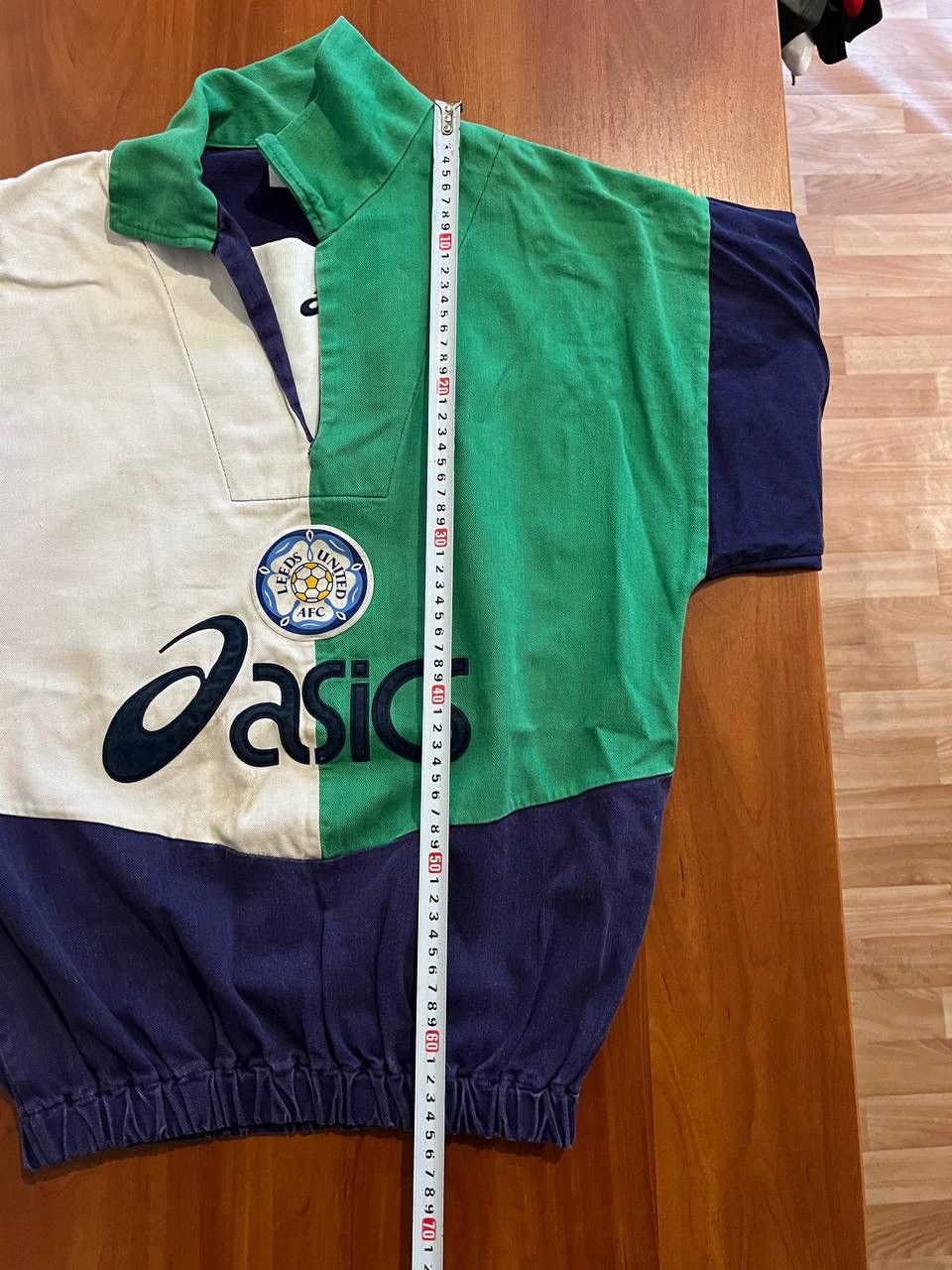 Asics VERY RARE 1993/94 LEEDS UNITED DRILL TRACK JACKET SIZE S Size US S / EU 44-46 / 1 - 23 Thumbnail