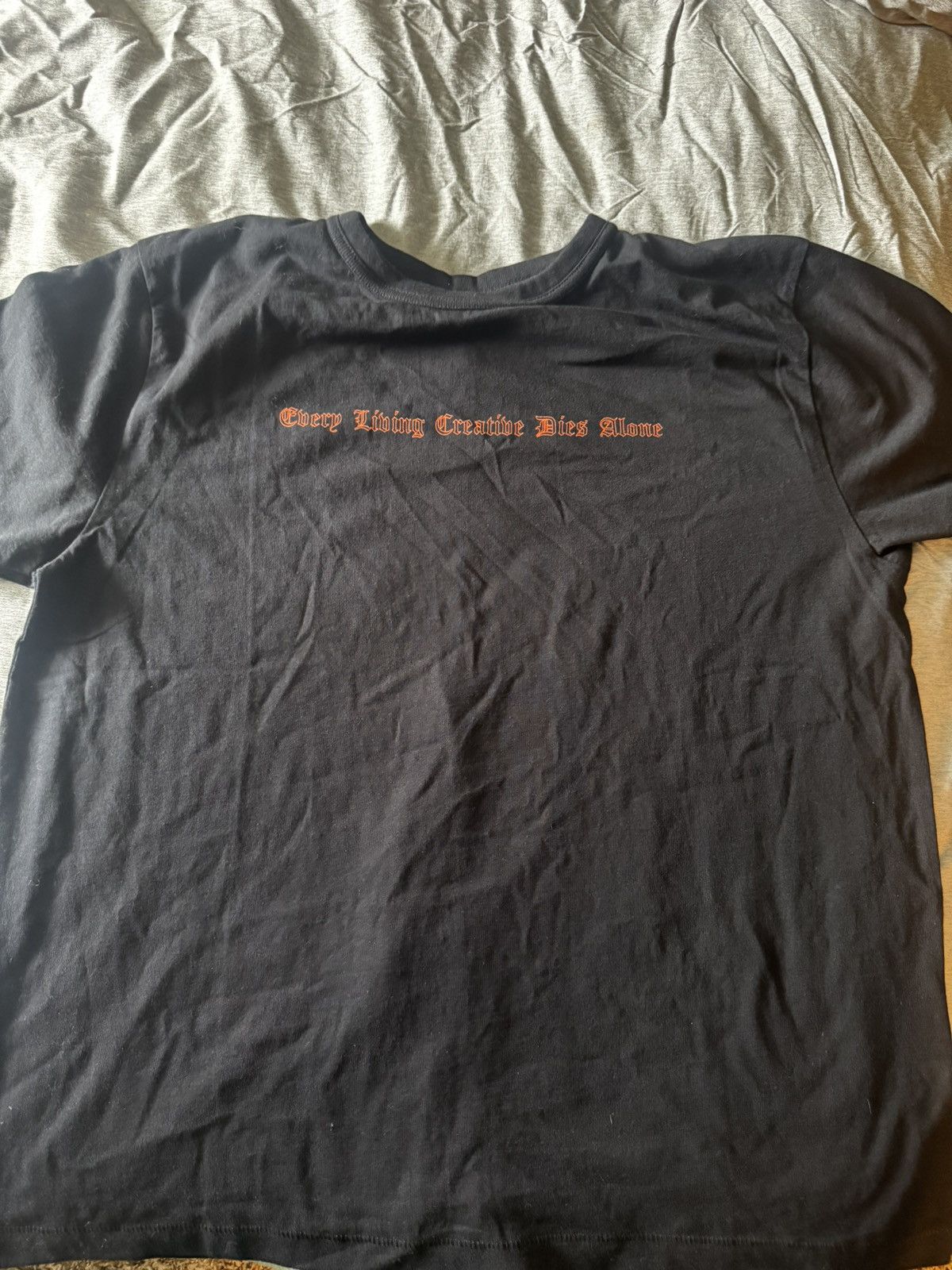 Off-White × Vlone Off-White X Vlone Every Living Creative Dies Alone Tee Size US M / EU 48-50 / 2 - 2 Thumbnail