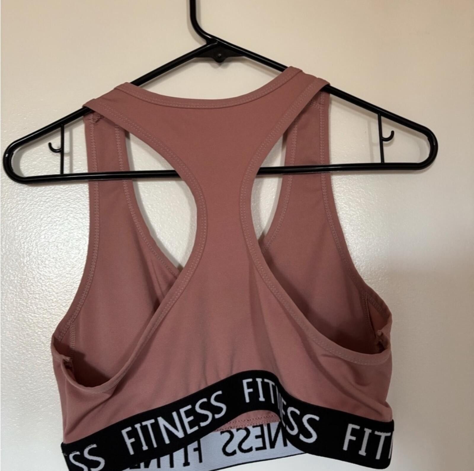Other Fitness Sports Bra and Shorts Set - Pink and Black Size 32" / US 10 / IT 46 - 3 Thumbnail