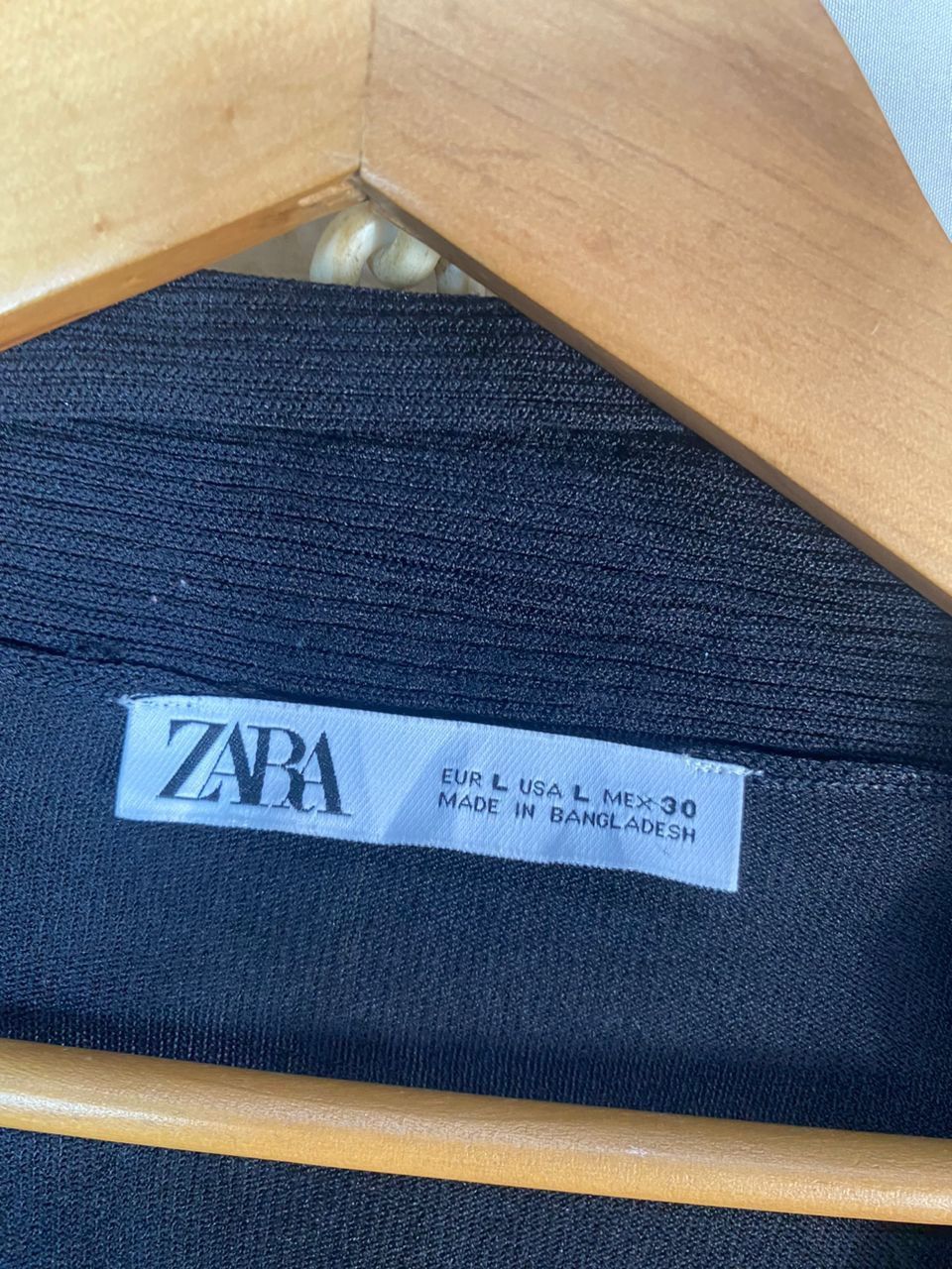 Zara Zara black long cardigan shirt Size L / US 10 / IT 46 - 5 Thumbnail