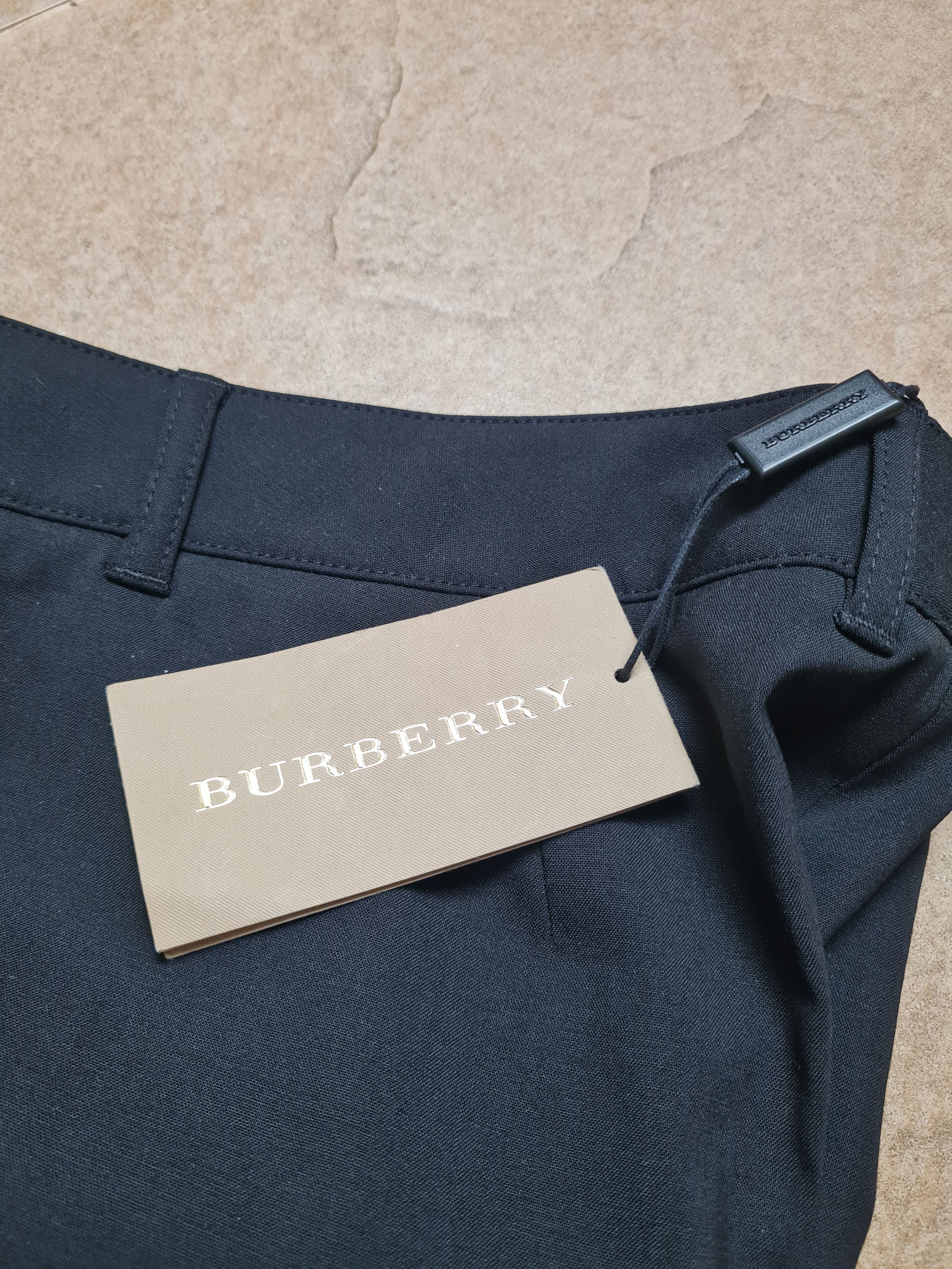 Burberry Vintage Pant Burberry London Wool Black Dress womens Pants Size 32" / US 10 / IT 46 - 20 Thumbnail