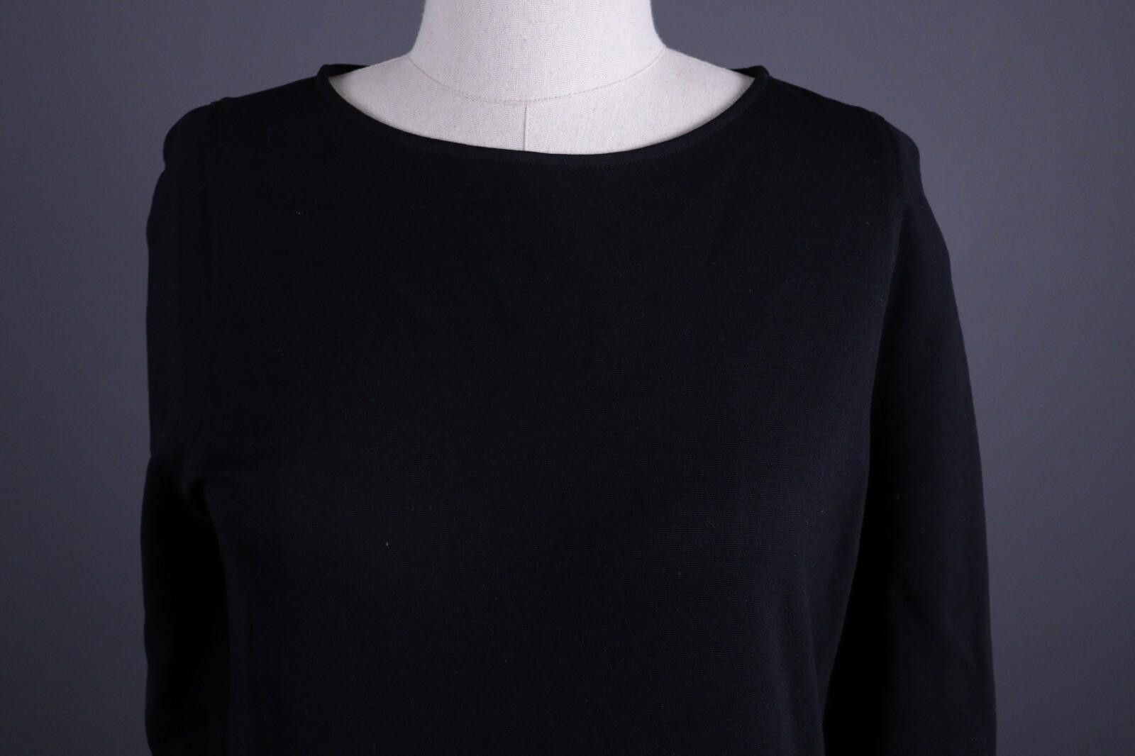 Harris Wharf London HARRIS WHARF LONDON Black 3/4 Sleeve Tunic Dress Size XS Size XS / US 0-2 / IT 36-38 - 4 Thumbnail