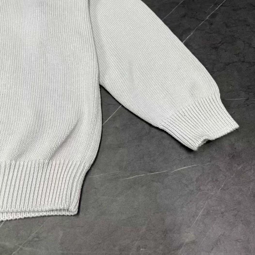 Balenciaga balenciaga lock buckle sweater in white Size US XL / EU 56 / 4 - 5 Thumbnail