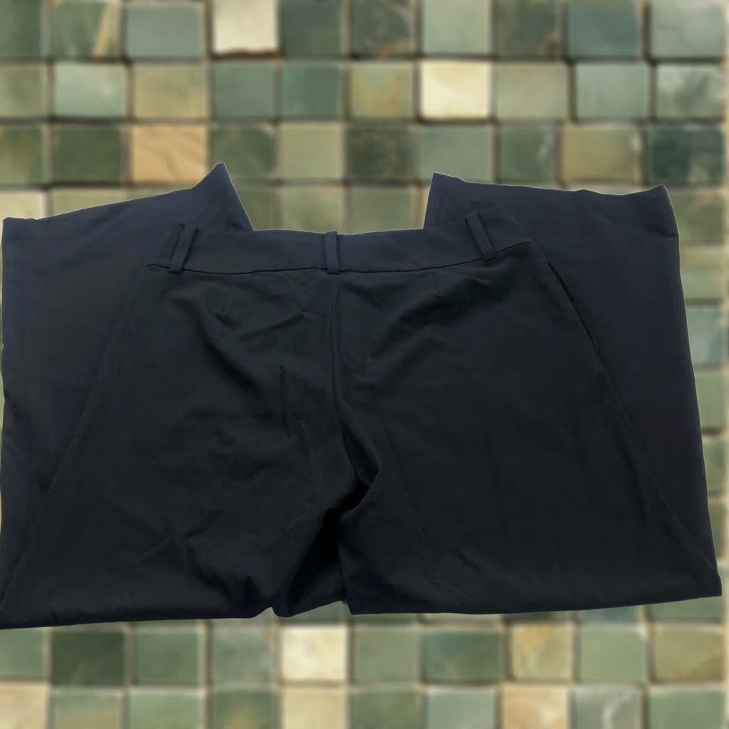 Ralph Lauren Lauren Ralph Lauren 12 High Rise Wide Leg Pants Black Size 34" / US 12 / IT 48 - 1 Thumbnail