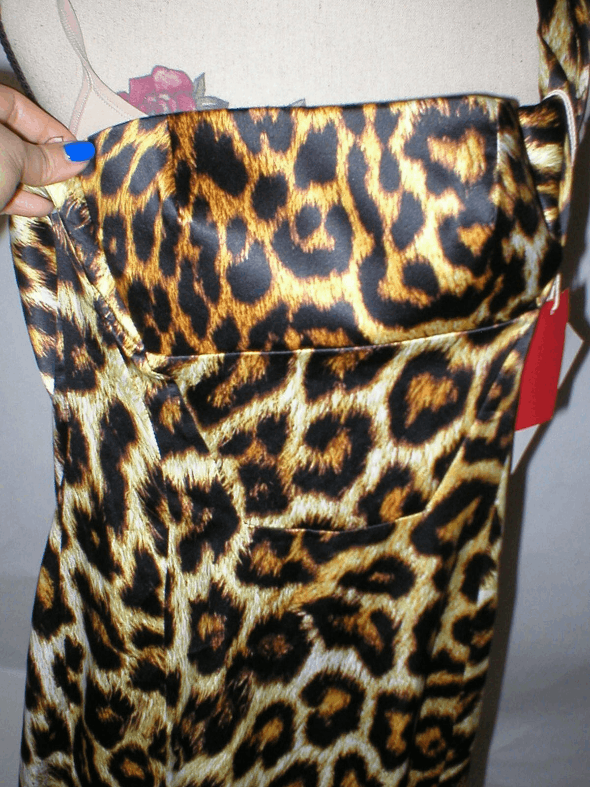 New Womens 2 NWT Italy Just Cavalli Leopard Print Dress 38