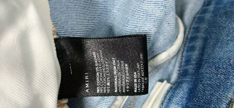 Amiri Amiri Blue Diamond jeans Size US 30 / EU 46 - 4 Thumbnail