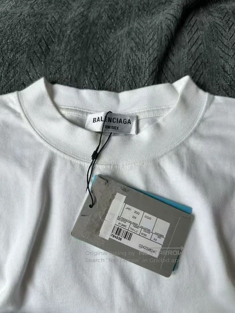 Balenciaga Balenciaga White Charity Short Sleeve Size US XS / EU 42 / 0 - 3 Thumbnail