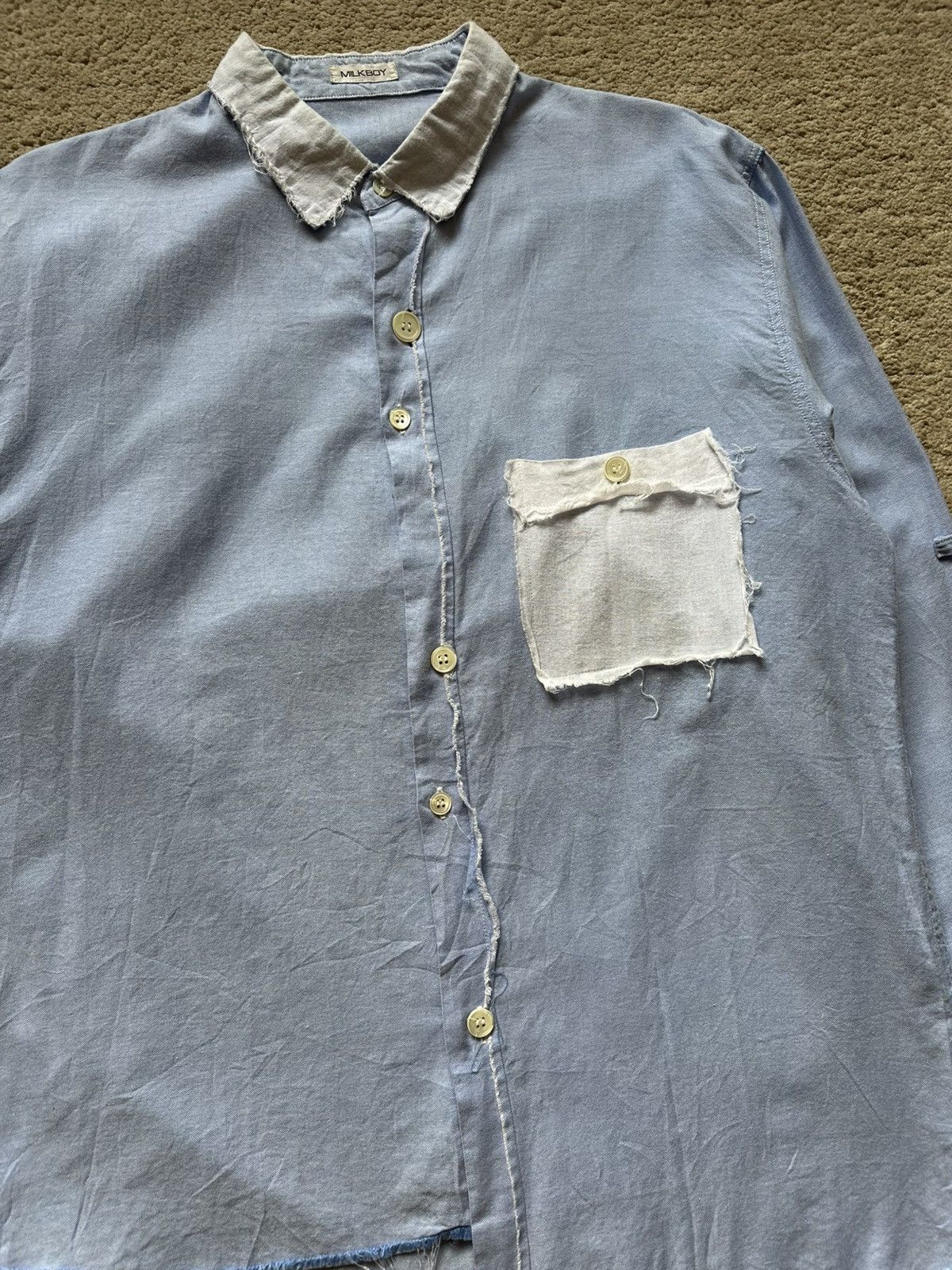 Japanese Brand 1990s Milkboy Seditionaries Shirt Size US L / EU 52-54 / 3 - 7 Thumbnail