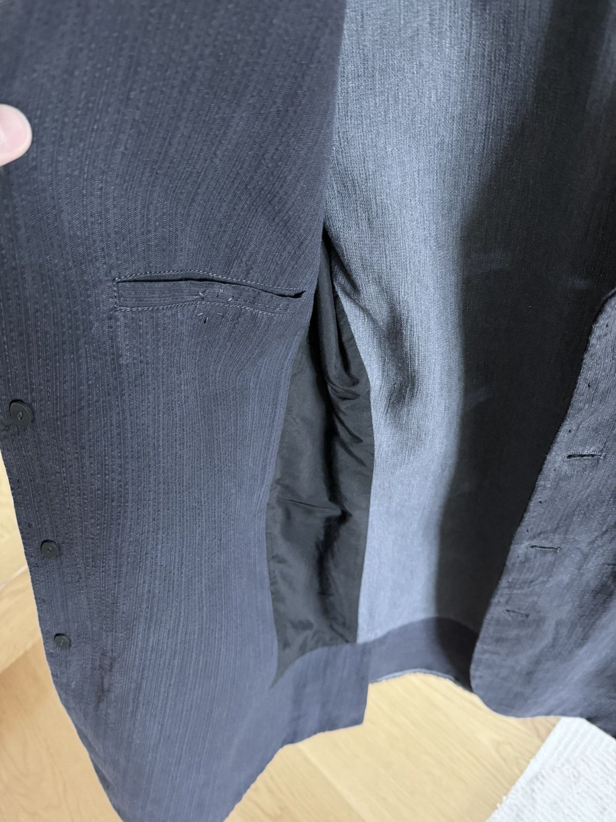 Layer-0 Layer-0 long H blazer in cotton 48 Size 48S - 3 Thumbnail