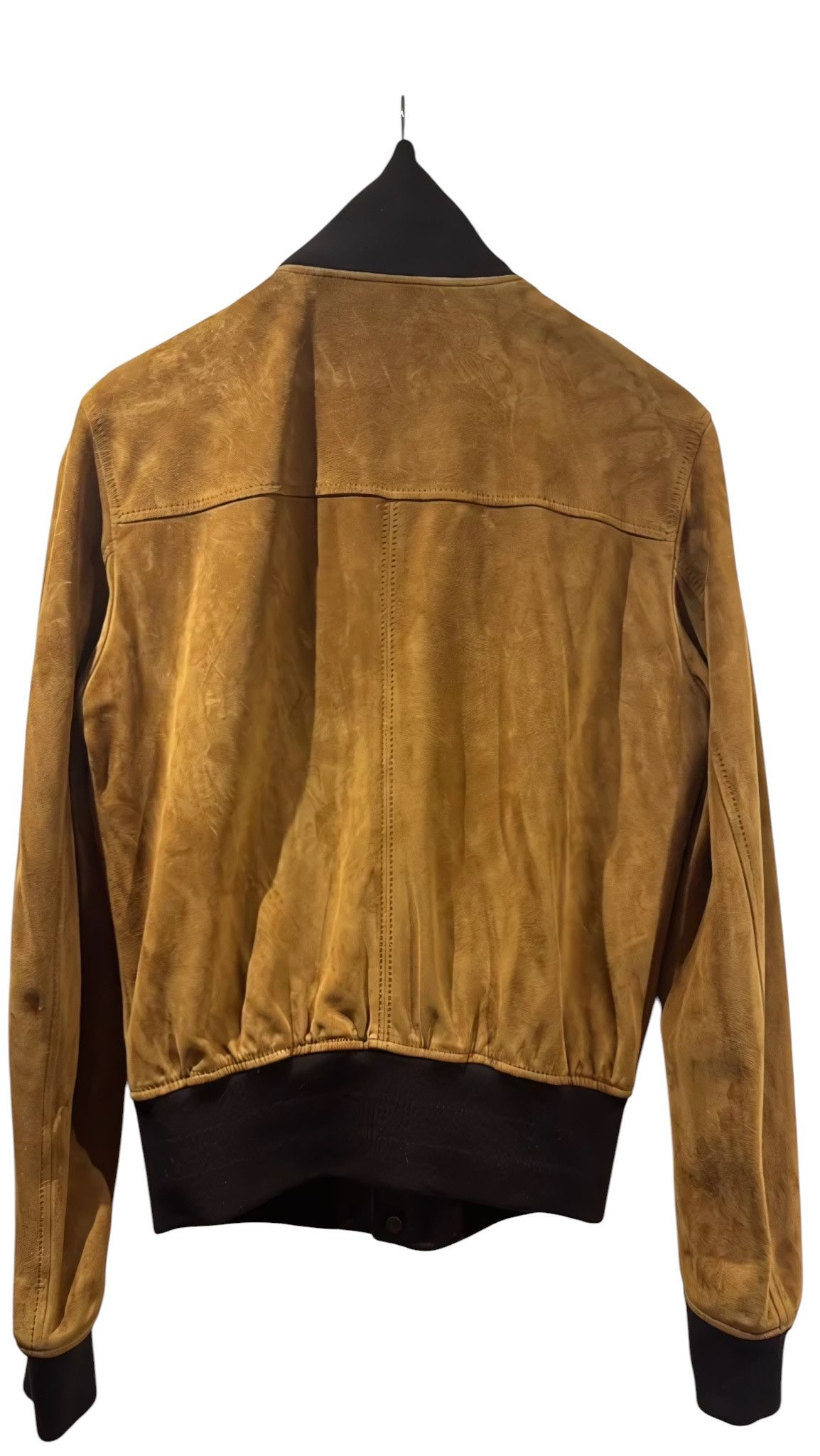 Dolce & Gabbana LAMBSKIN SUEDE LEATHER BOMBER JACKET Size US M / EU 48-50 / 2 - 3 Thumbnail