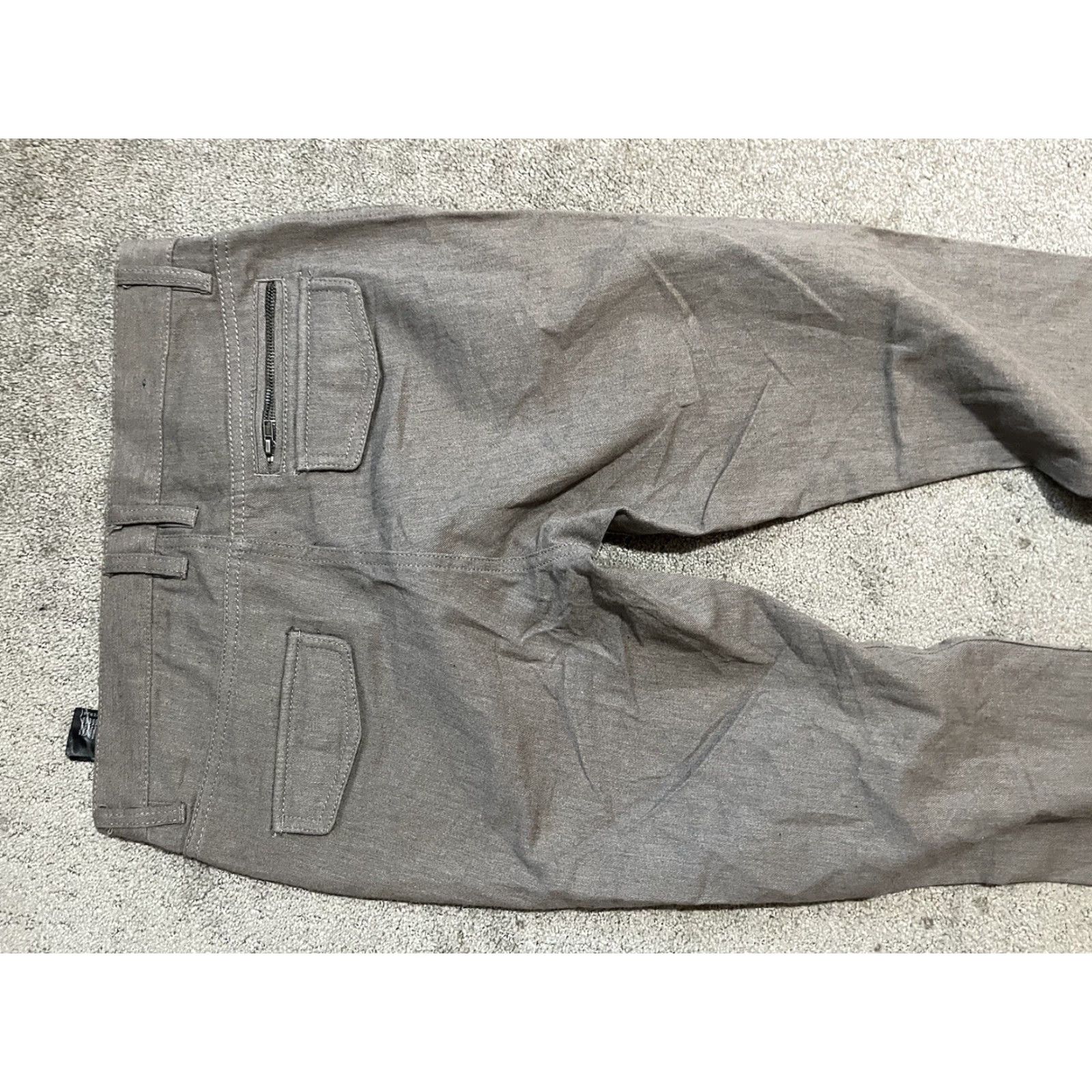 H&M H&M Regular Fit Pants Mens 30R Gray Straight Front Size US 30 / EU 46 - 4 Thumbnail