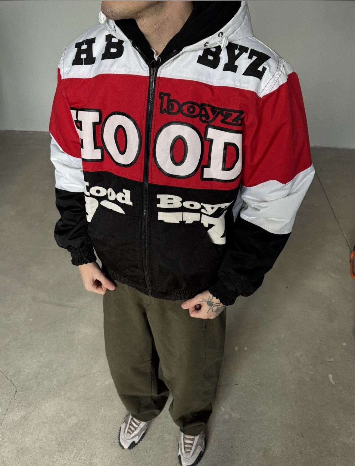 Hysteric Glamour Hoodboyz Vintage Y2K Hip Hop bomber Jacket Size US M / EU 48-50 / 2 - 8 Thumbnail
