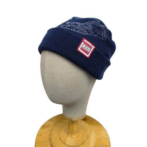 Japanese Brand 🌊 Tomica diecast patch short beanie hat Size ONE SIZE - 1 Thumbnail