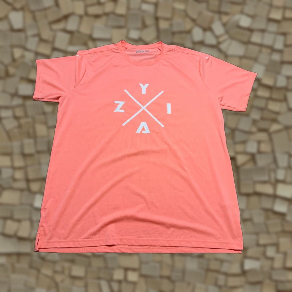 Pinko VINTAGE? No — Zyia Active Shirt Women XL Pink White Graphic Print Athletic Wear T-Shirt Woman XL Pink Size XL / US 12-14 / IT 48-50 - 1 Thumbnail