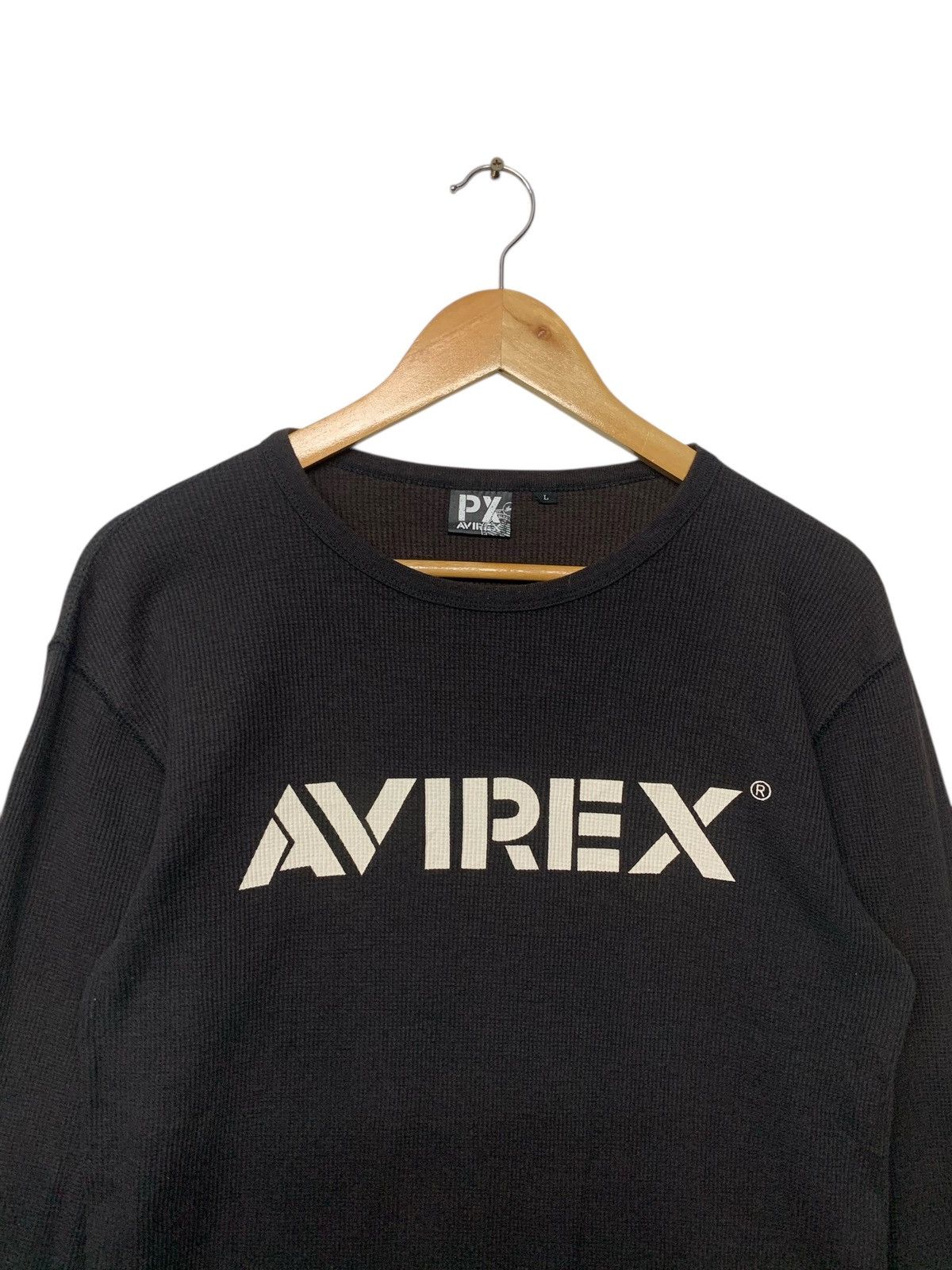 Avirex Rare Avirex Big Logo Waffle Longsleeve T Shirt Size US L / EU 52-54 / 3 - 4 Thumbnail