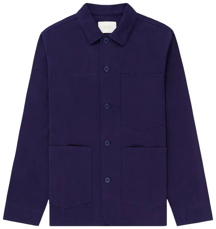 Aime Leon Dore o1mle0825 Garment Dyed Chore Jacket in Indigo Blue Size US S / EU 44-46 / 1 - 1 Preview