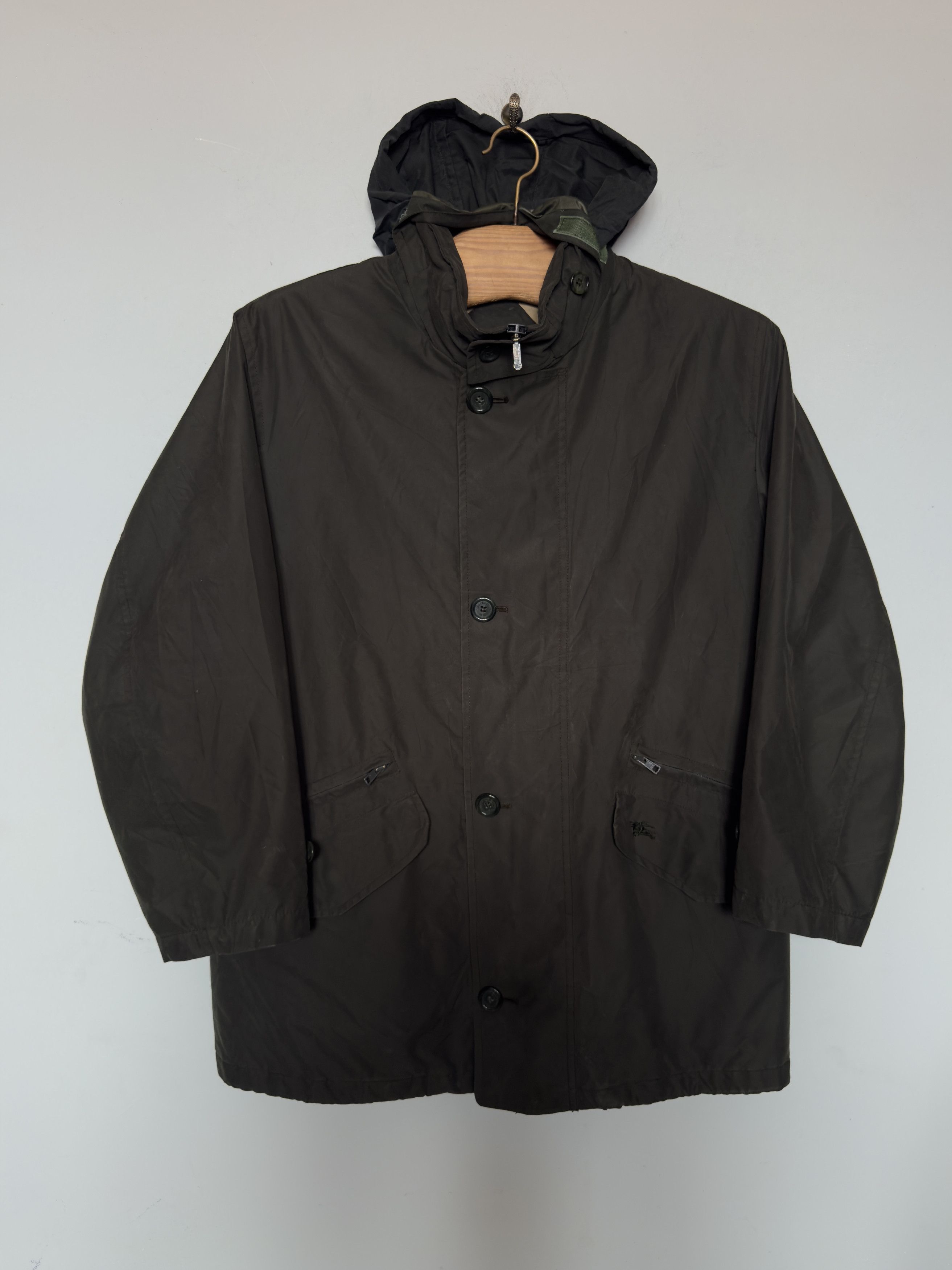 Burberry 🔥 novacheck jacket burberry dark green smcotton size L Size US L / EU 52-54 / 3 - 2 Thumbnail