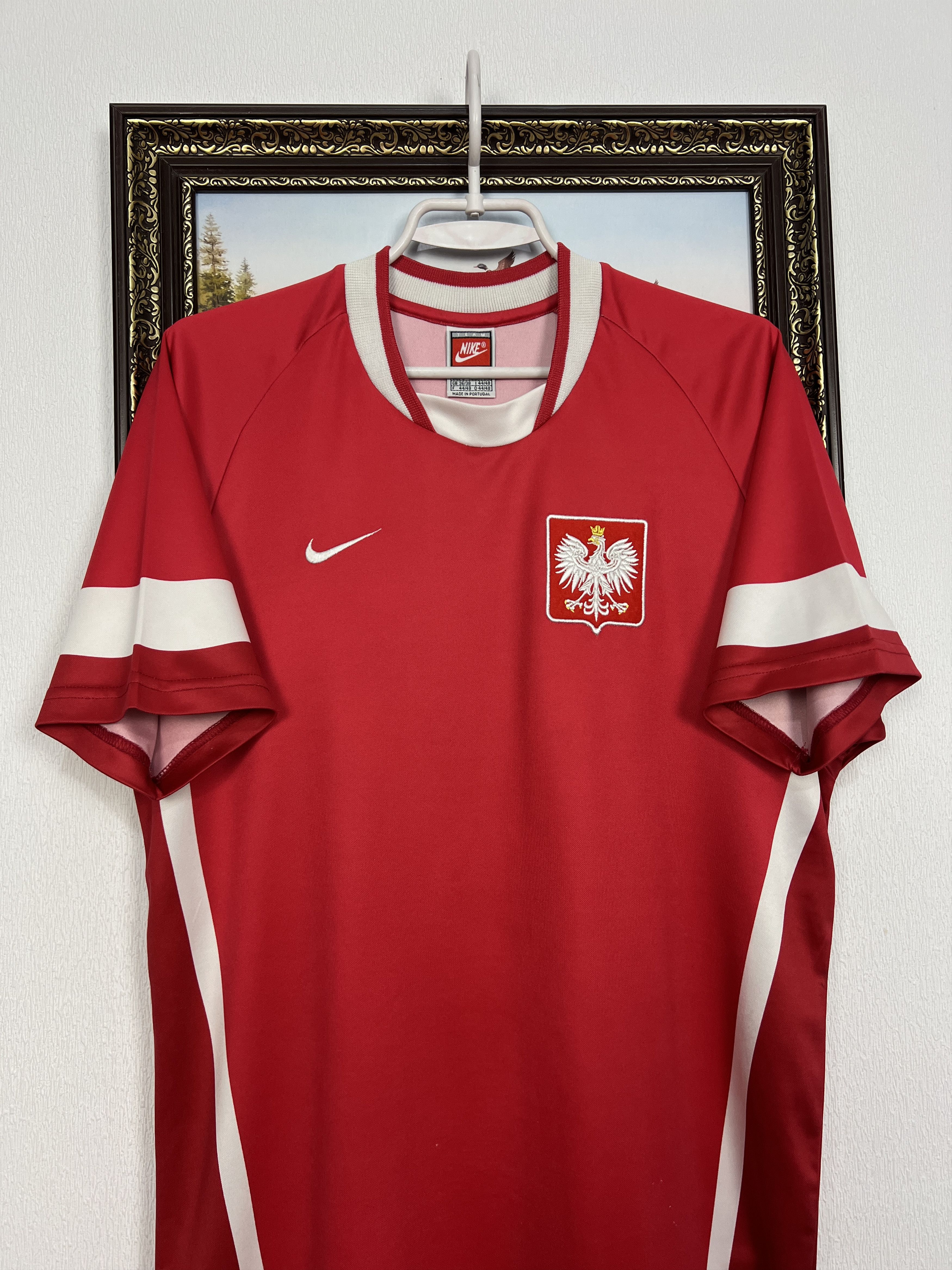 Nike Poland Away football shirt Soccer Jersey National Trikot Size US S / EU 44-46 / 1 - 2 Thumbnail