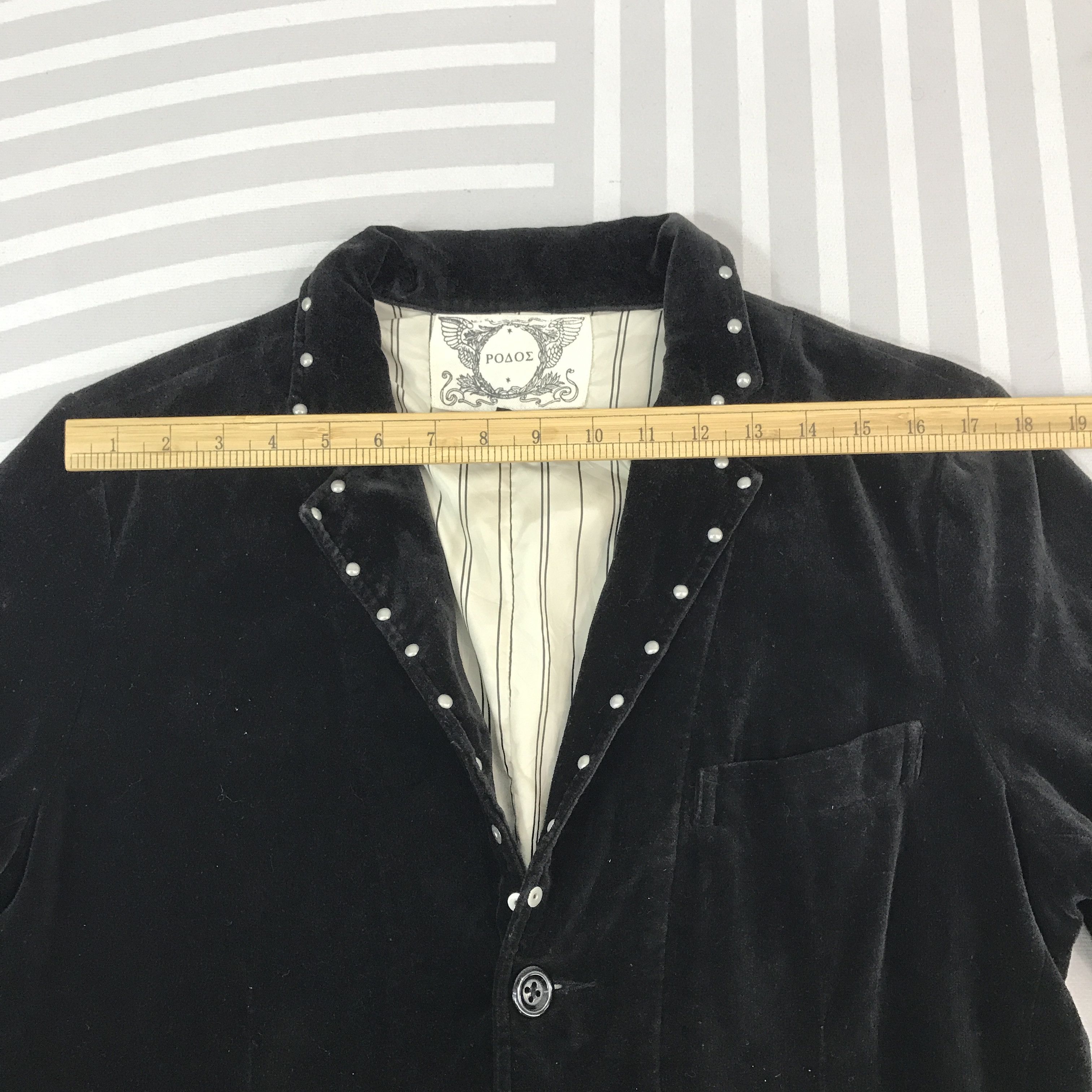 Japanese Brand × Vintage Vintage Japanese Punk Velvet blazer coat Jacket Size US M / EU 48-50 / 2 - 5 Thumbnail