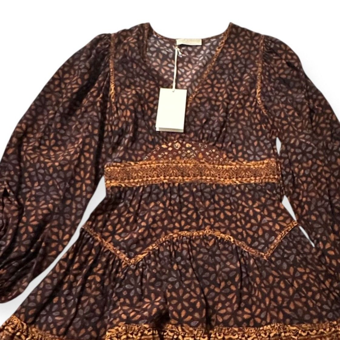 Ulla Johnson Ulla Johnson Hayana Dress in Agate, Size 2, NWT, 100% Silk Size XS / US 0-2 / IT 36-38 - 7 Thumbnail