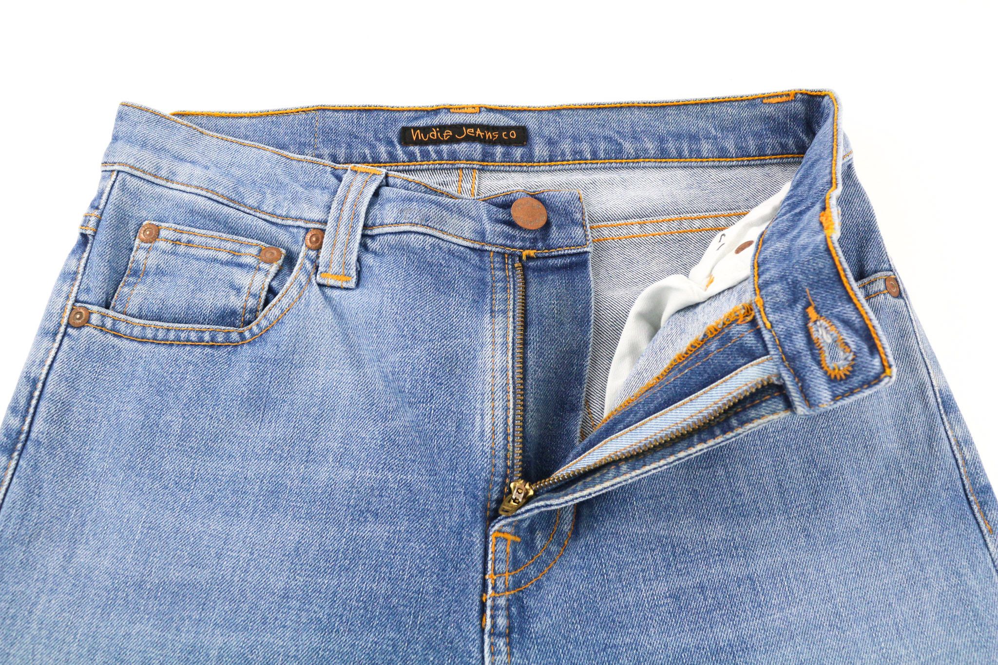 Nudie Jeans HIGH KAI W29/L32 Skinny Blue Jeans 80605 Size US 29 - 4 Thumbnail