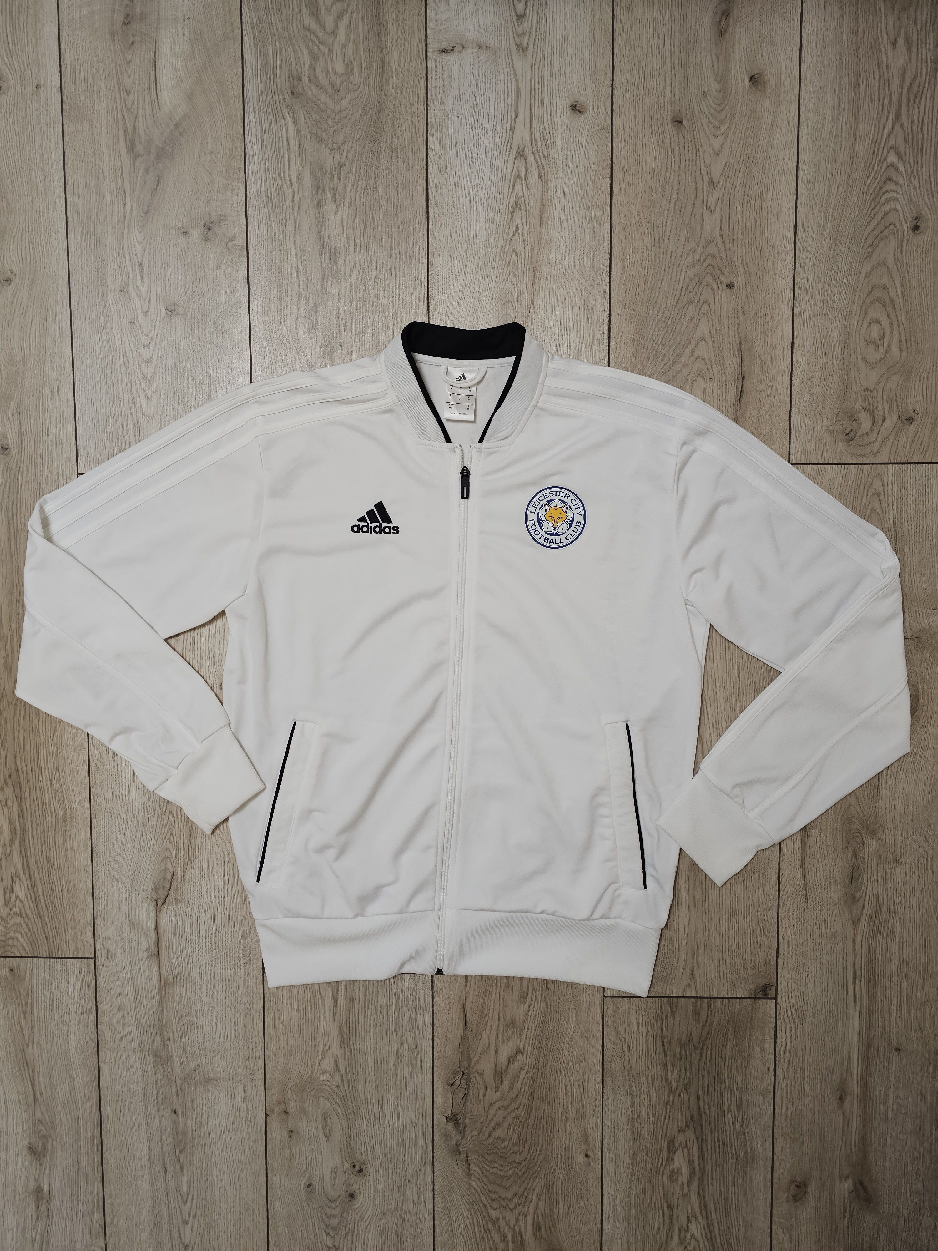 Adidas LEICESTER CITY 2018 FOOTBALL JACKET SOCCER JACKET FULL ZIP Size US M / EU 48-50 / 2 - 1 Thumbnail