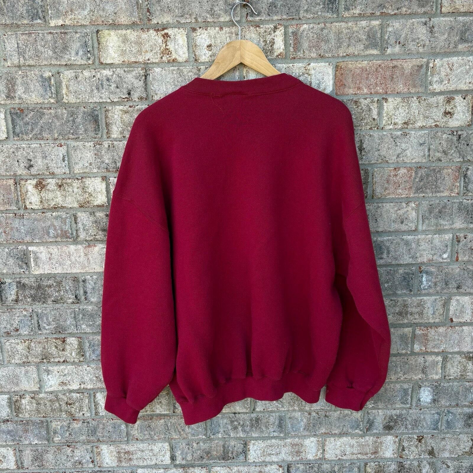 Russell Athletic Vintage 90s Alabama Crimson Tide sweatshirt Size US XL / EU 56 / 4 - 4 Thumbnail