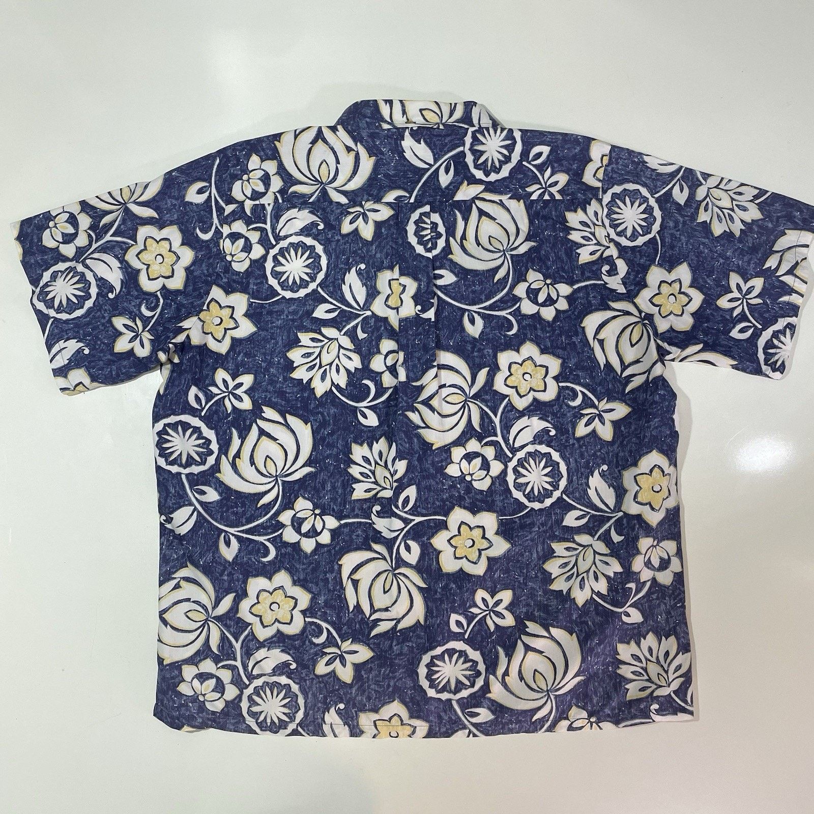 Cool Shirtz Kahala Men's Floral Button-Up Shirt Blue Size 2XL XXL hawaii Size US XXL / EU 58 / 5 - 7 Thumbnail
