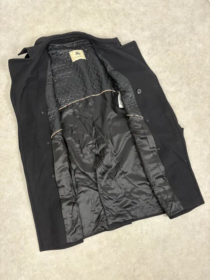 Burberry 2000s Burberry Black Double-Breasted Wool Coat Size US L / EU 52-54 / 3 - 7 Thumbnail