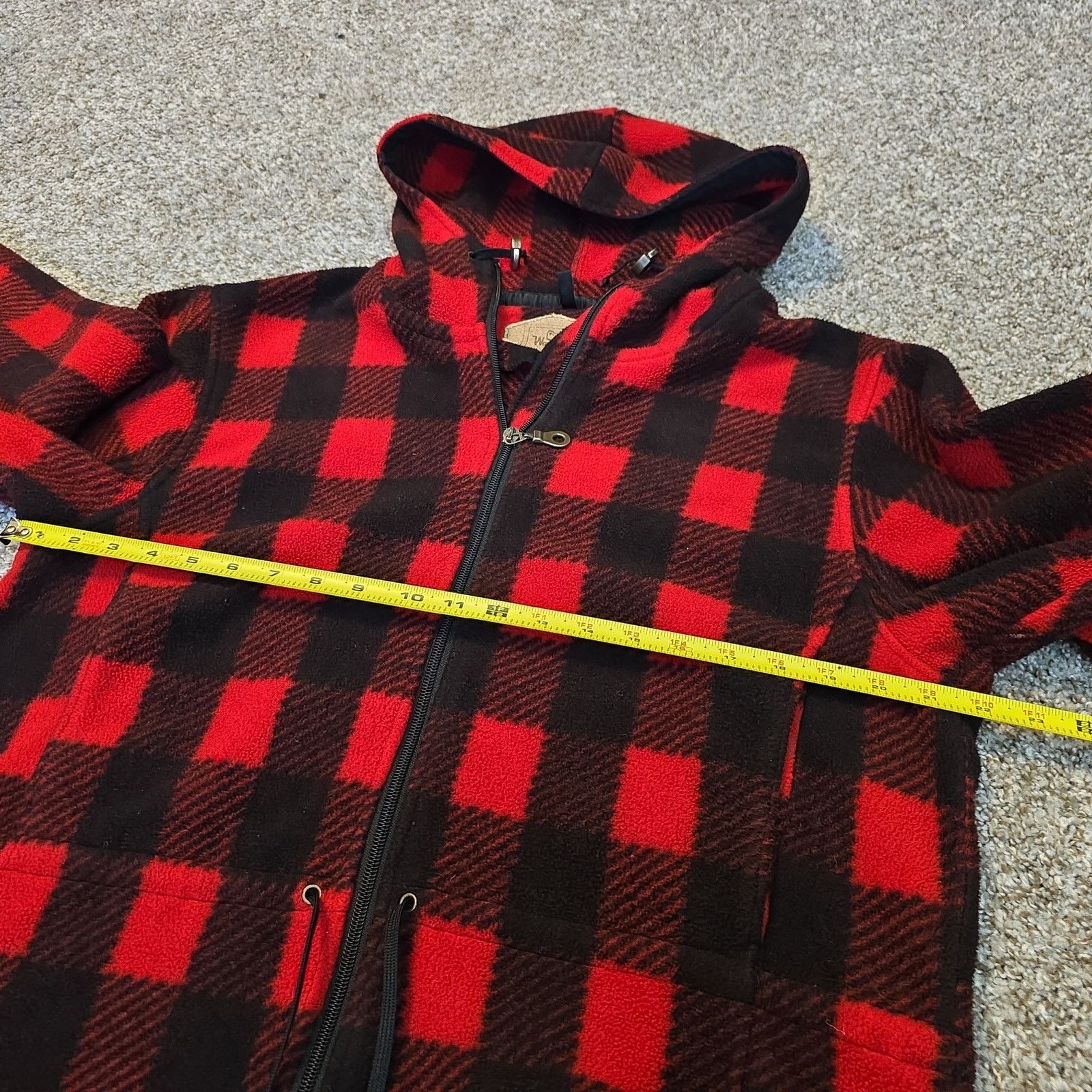 Woolrich Woolen Mills Woolrich Jacket Hooded Red Hunting Buffalo Plaid USA Small Size US S / EU 44-46 / 1 - 5 Thumbnail