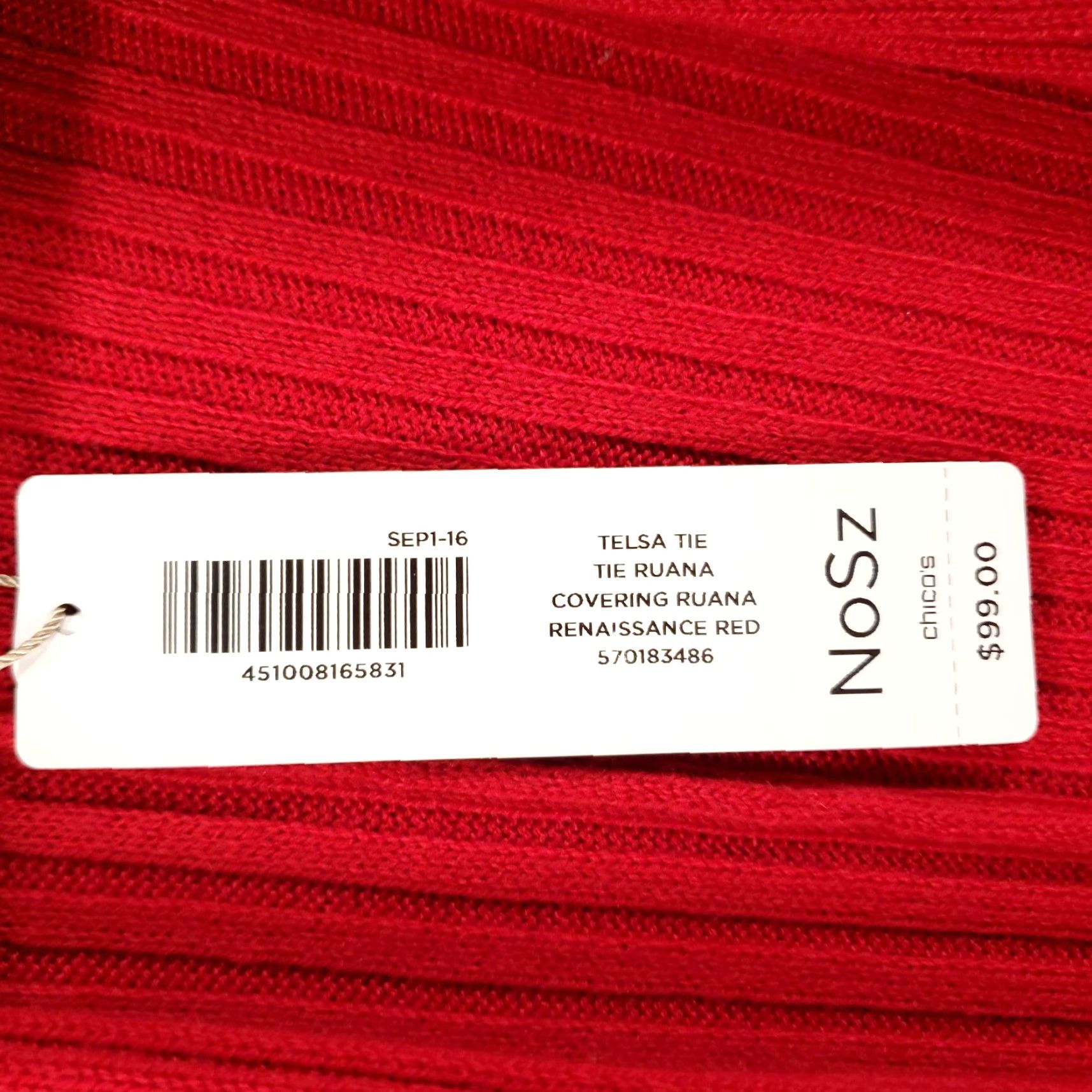 Vintage Chicos Cardigan Womens Regular Size S Red Knit Open Kimono Sleeve Twist Open Accents Casual Cardigan Sweater Size S / US 4 / IT 40 - 6 Thumbnail