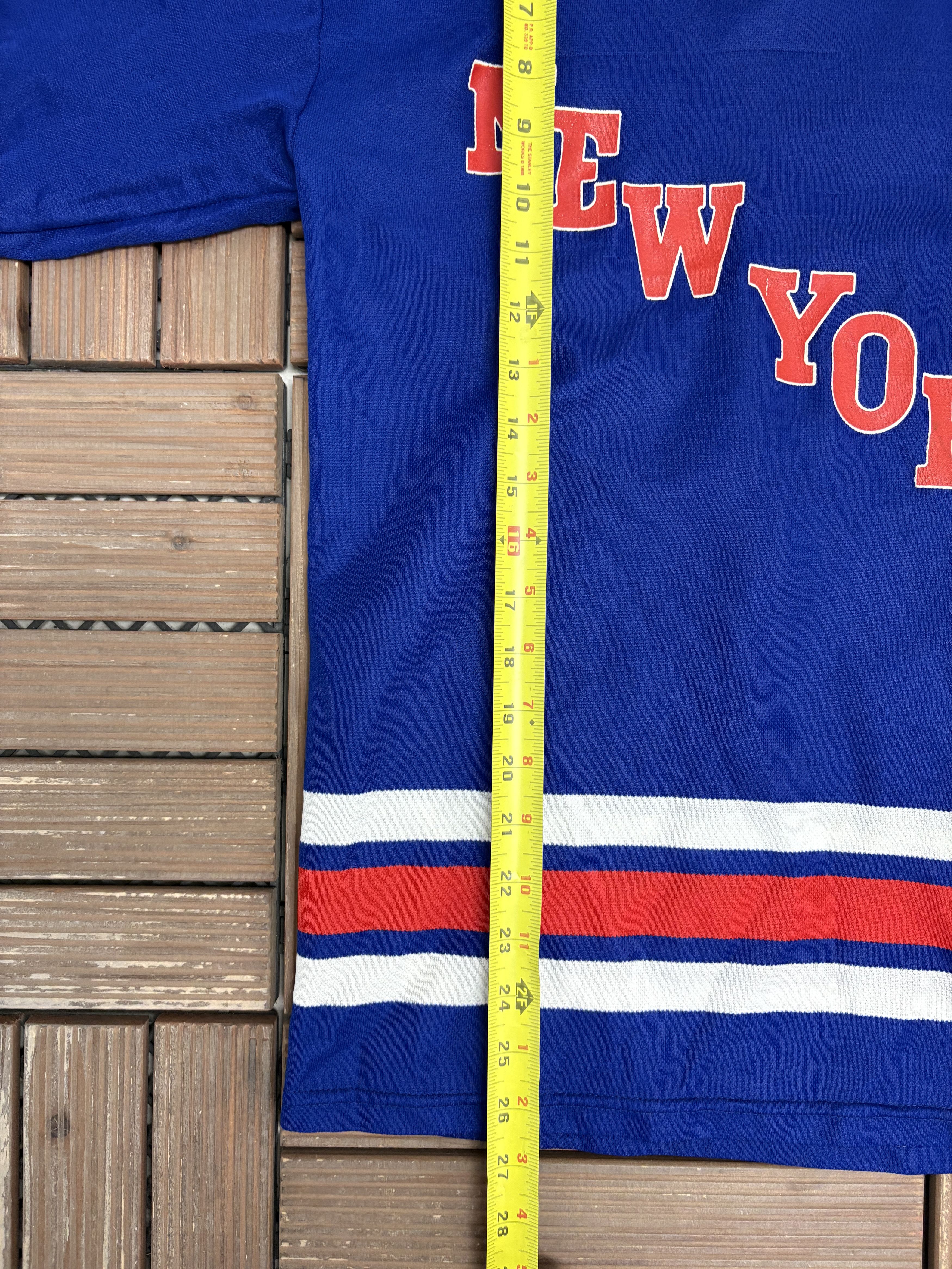 Ccm × Vintage New York Rangers Vintage CCM Blue Hockey Jersey Size US M / EU 48-50 / 2 - 8 Thumbnail