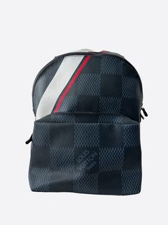 Louis Vuitton Cobalt Blue Safari Discovery Backpack