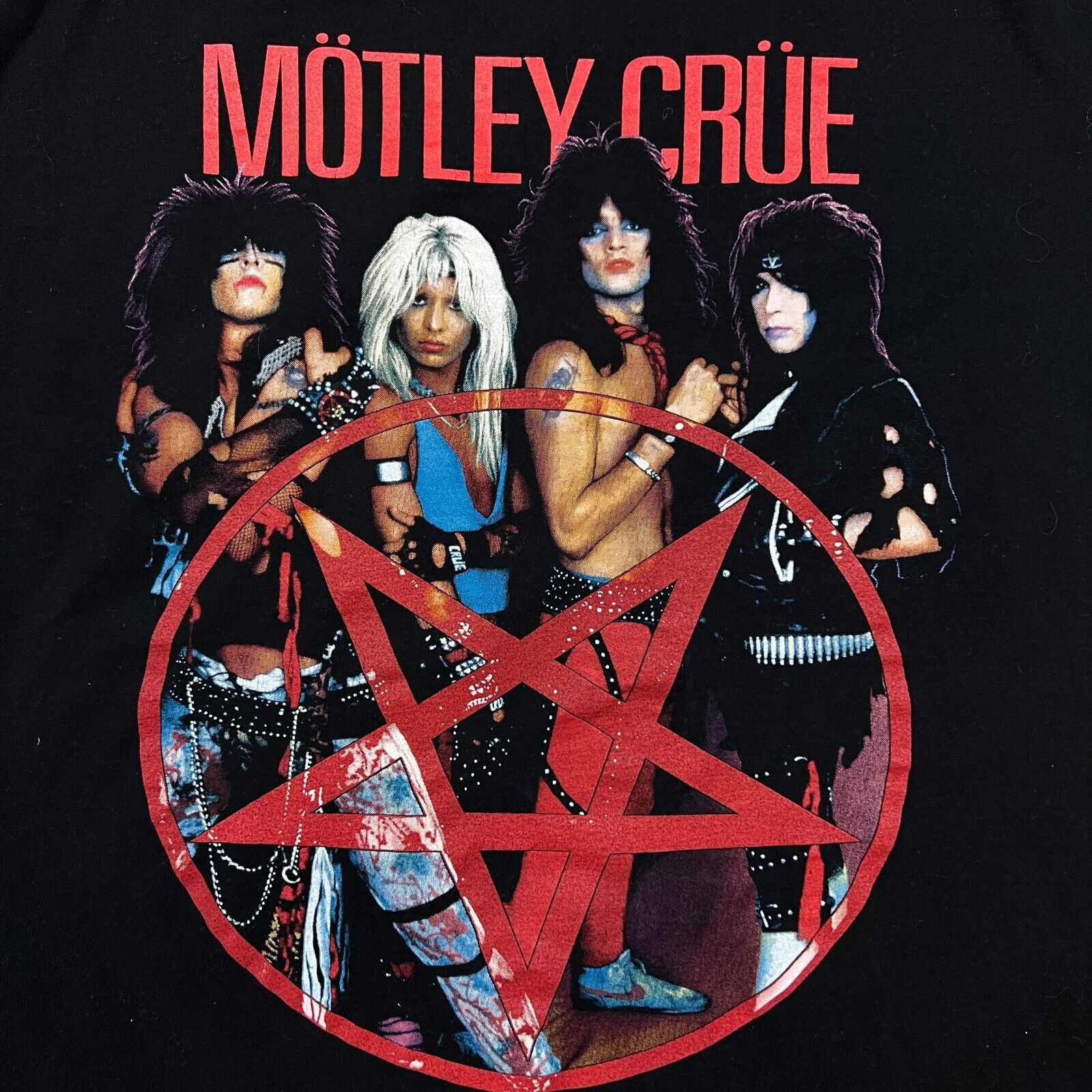 Band Tees × Vintage Y2K Motley Crue T Shirt Double Sided Graphic Rock Band Tee Size US XL / EU 56 / 4 - 3 Thumbnail