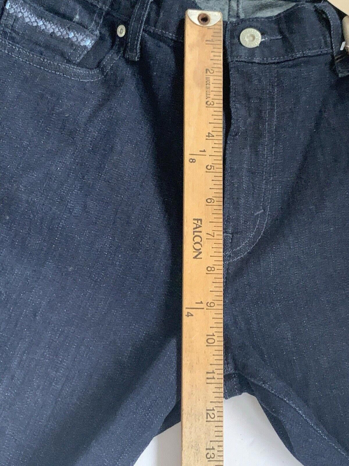 Levi's Levis 505 Black Embroidered Jeans Straight Stretch Size 38" / US 16 / IT 52 - 10 Thumbnail