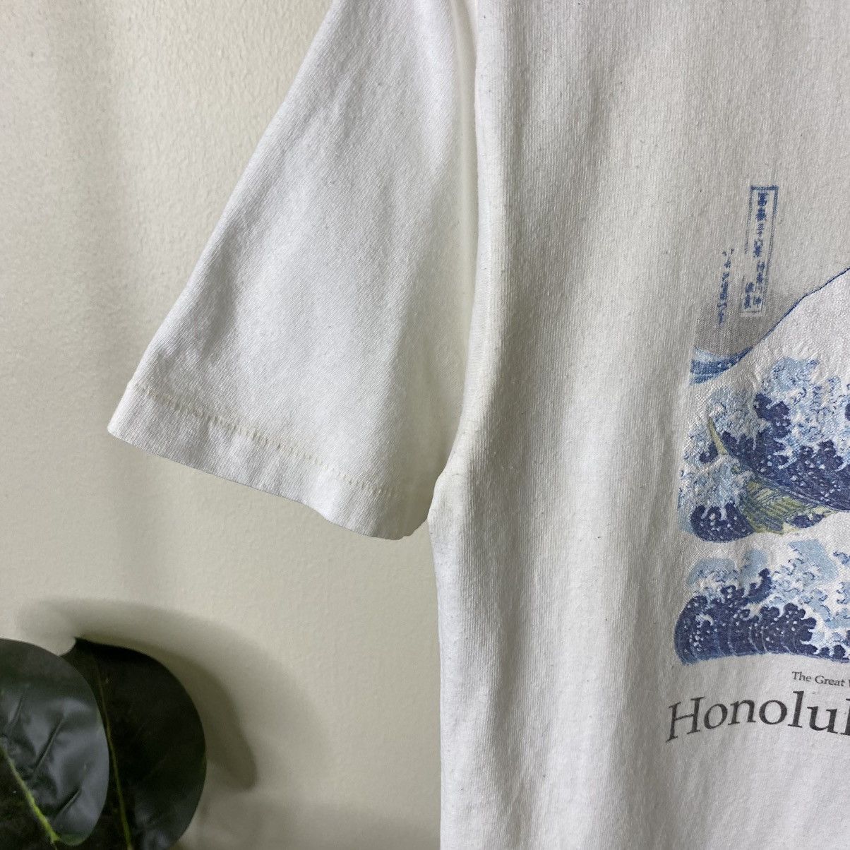 Vintage 1990s Honolulu Academy Of Arts Hokusai Artwork Women Tshirt Size S / US 4 / IT 40 - 4 Thumbnail