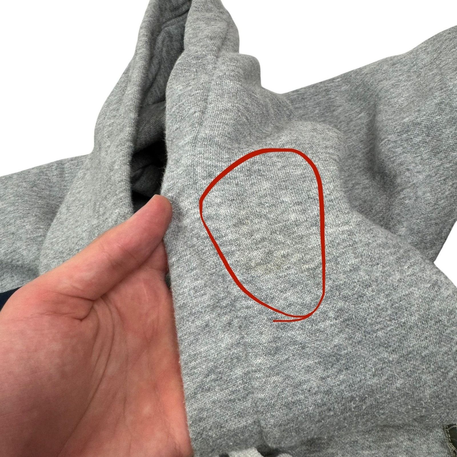 Nike Nike Men's Gray Blue Spellout Fleece Lined Pullover Hoodie L Size US L / EU 52-54 / 3 - 4 Thumbnail