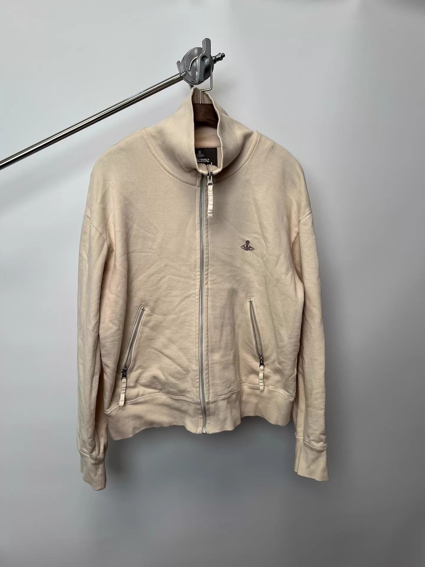 Vivienne Westwood Vivienne W Embroidered Printed High Neck Zip Hoodie Size US M / EU 48-50 / 2 - 2 Thumbnail