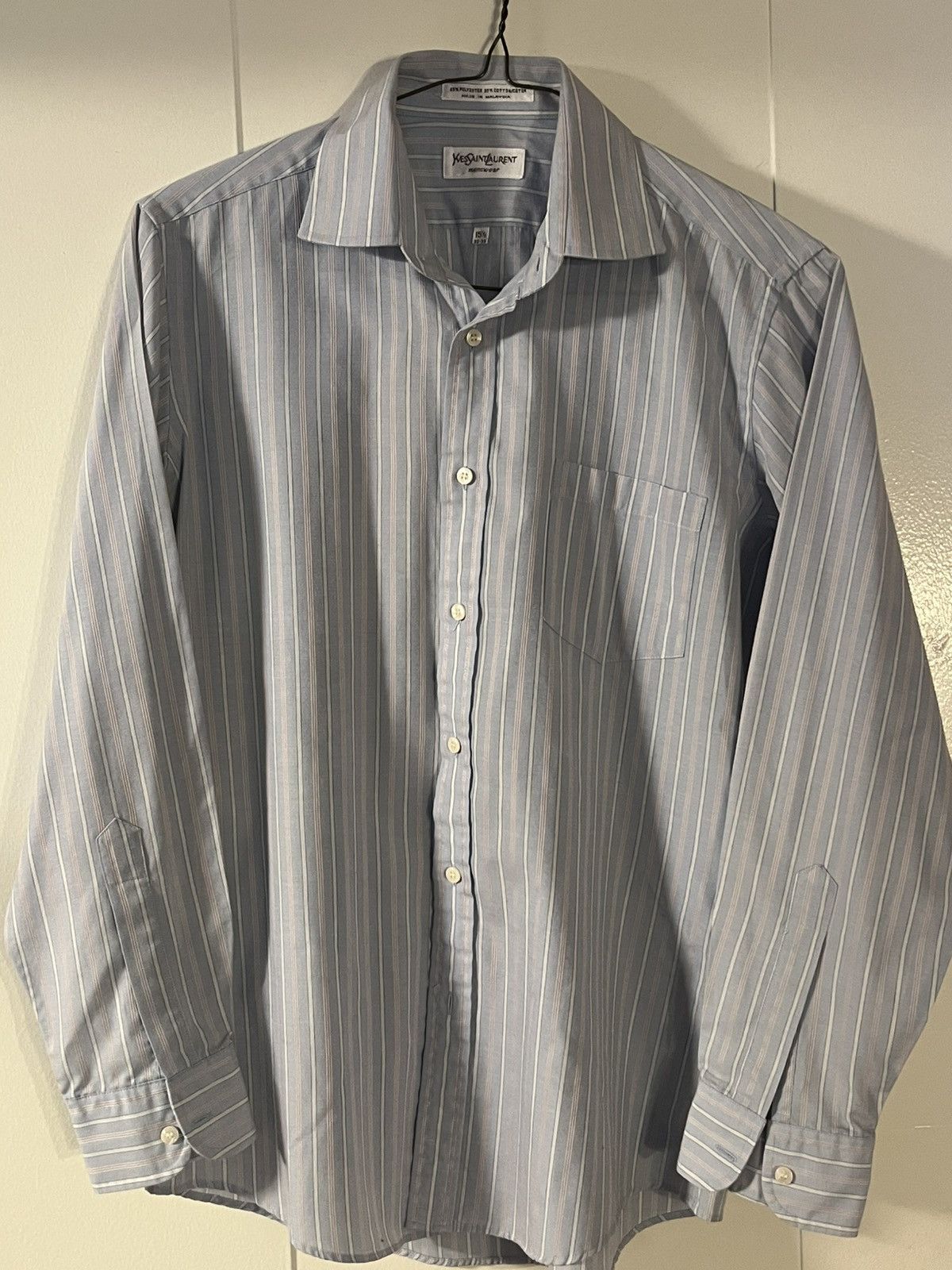 YSL Striped Button Up
