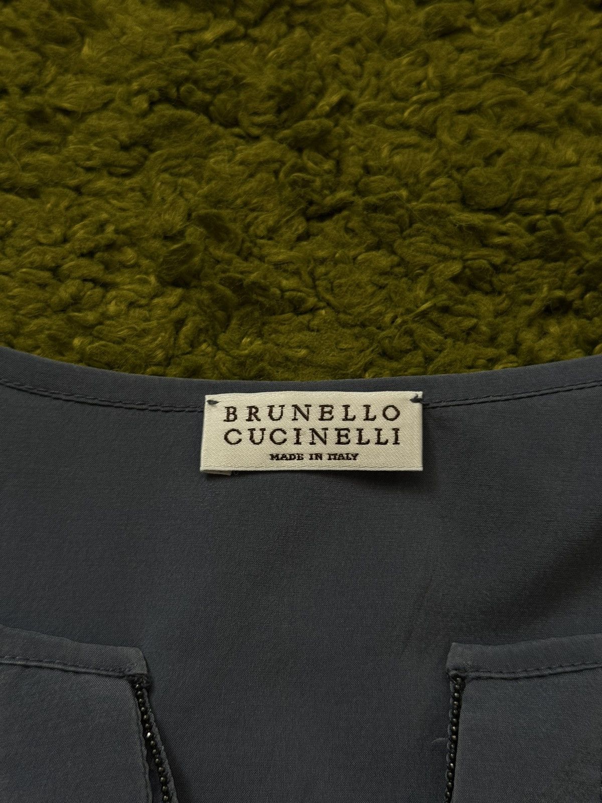 Brunello Cucinelli × Designer Brunello Cucinelli luxury silk blouse Size M / US 6-8 / IT 42-44 - 5 Thumbnail