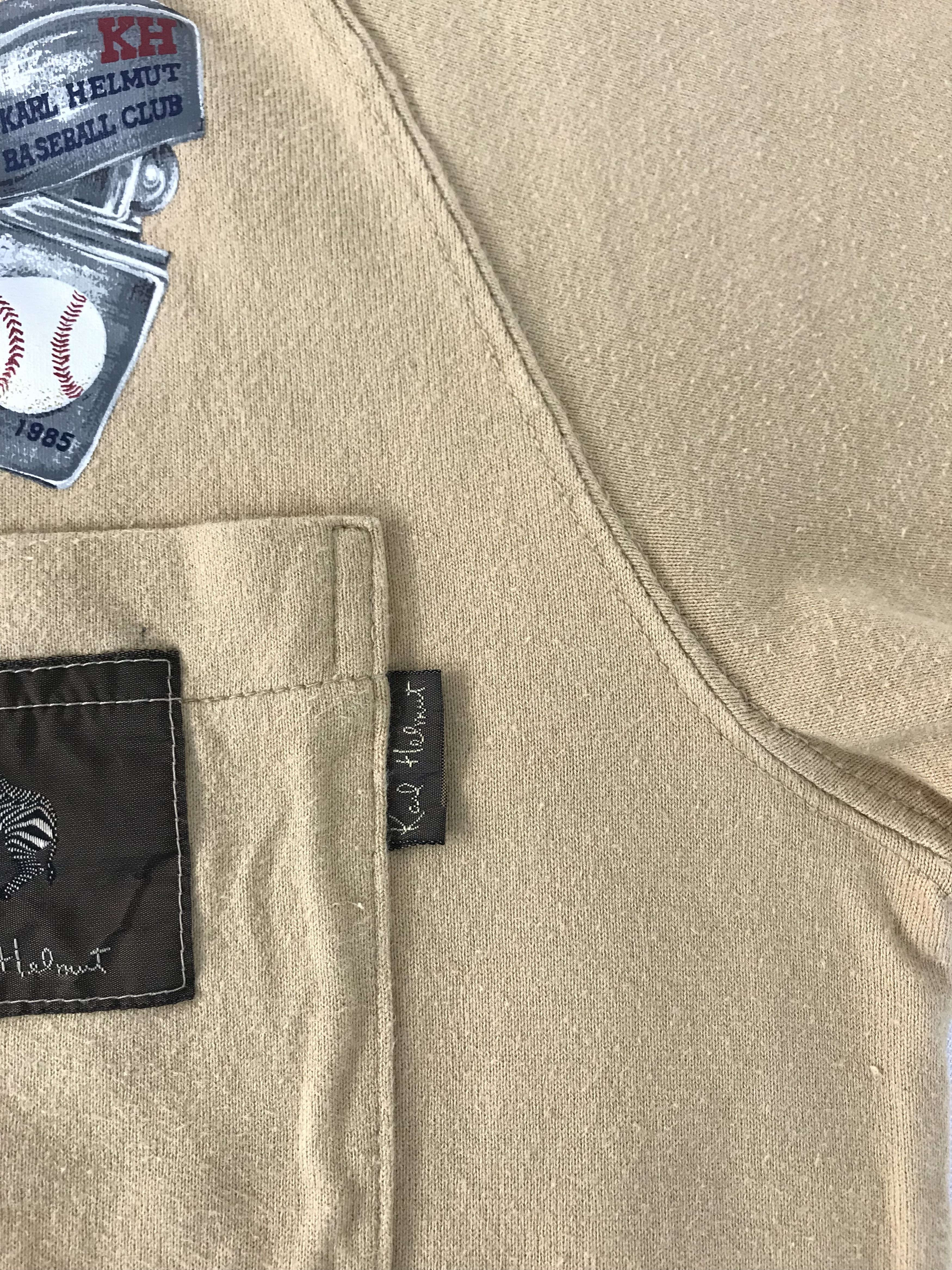 Karl Helmut 90s Karl Helmut Baseball Club Single Pocket Printed Tee Size US S / EU 44-46 / 1 - 4 Thumbnail